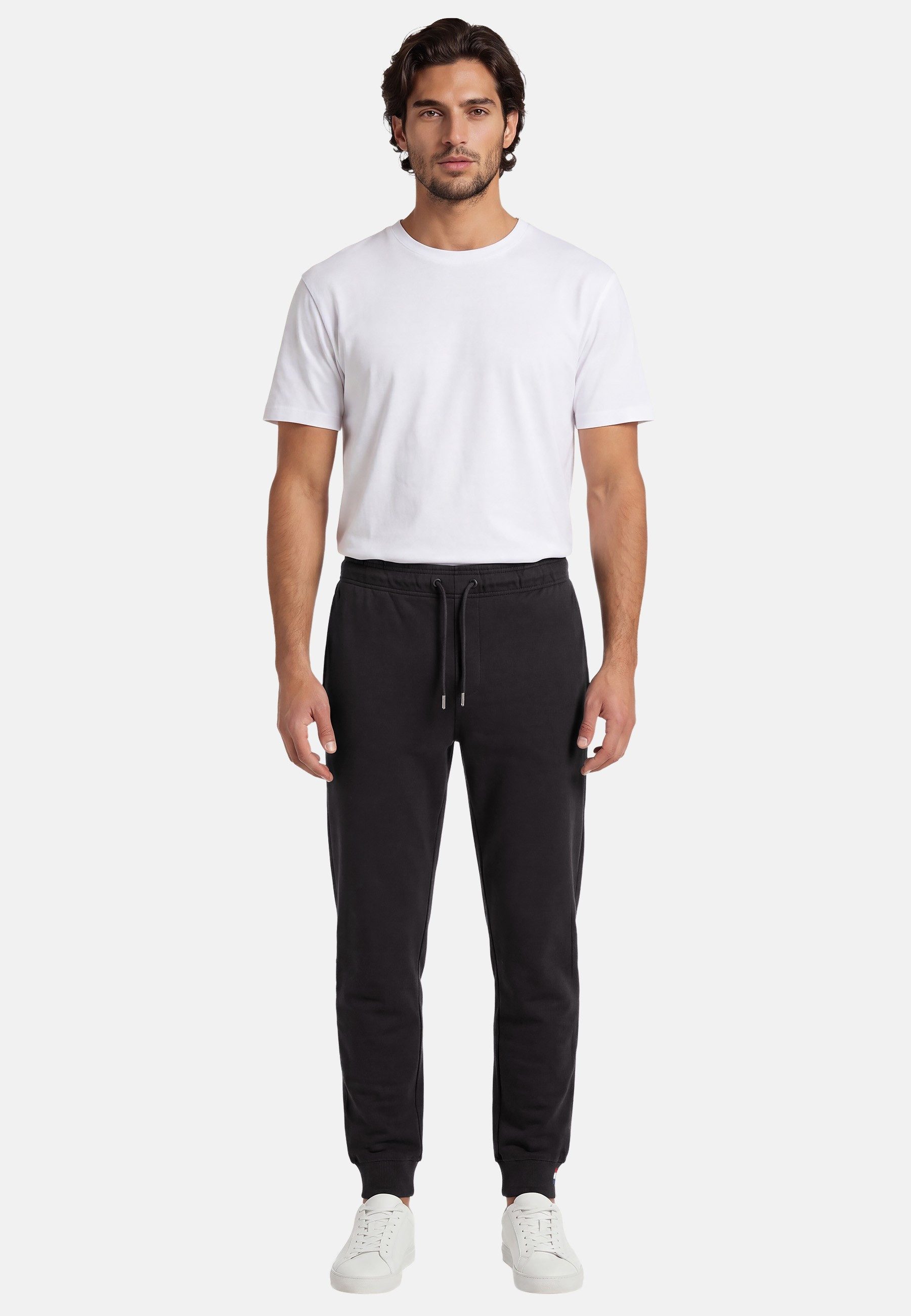 U.S. Polo Assn. Jogginghose USCallumm Herren Baumwolle – Sweatpants mit Bündchen Bequeme Jogginghose mit Kordelzug und weichem Material