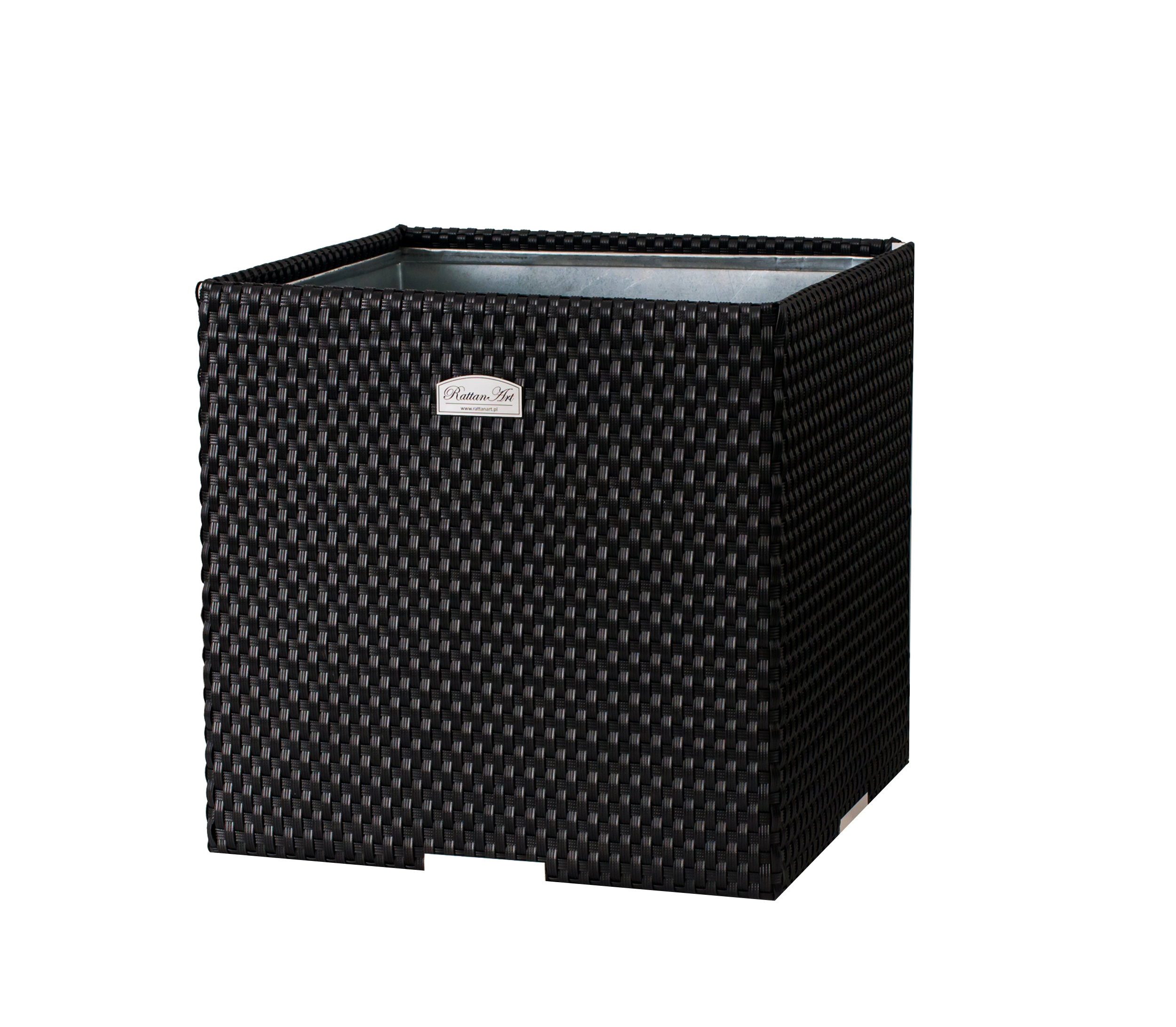 dynamic24 Pflanzkübel, Polyrattan Pflanzgefäß günstig online kaufen