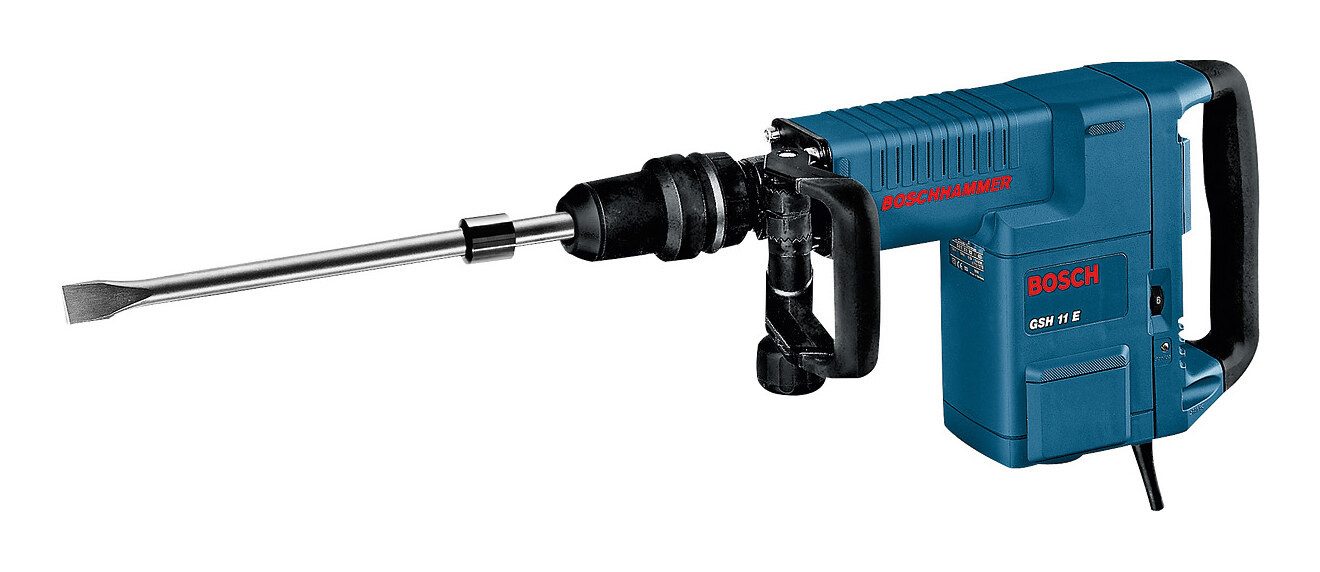 BOSCH Schlagbohrmaschine GSH 11 E, Schlaghammer mit SDS max - im Handwerkerkoffer