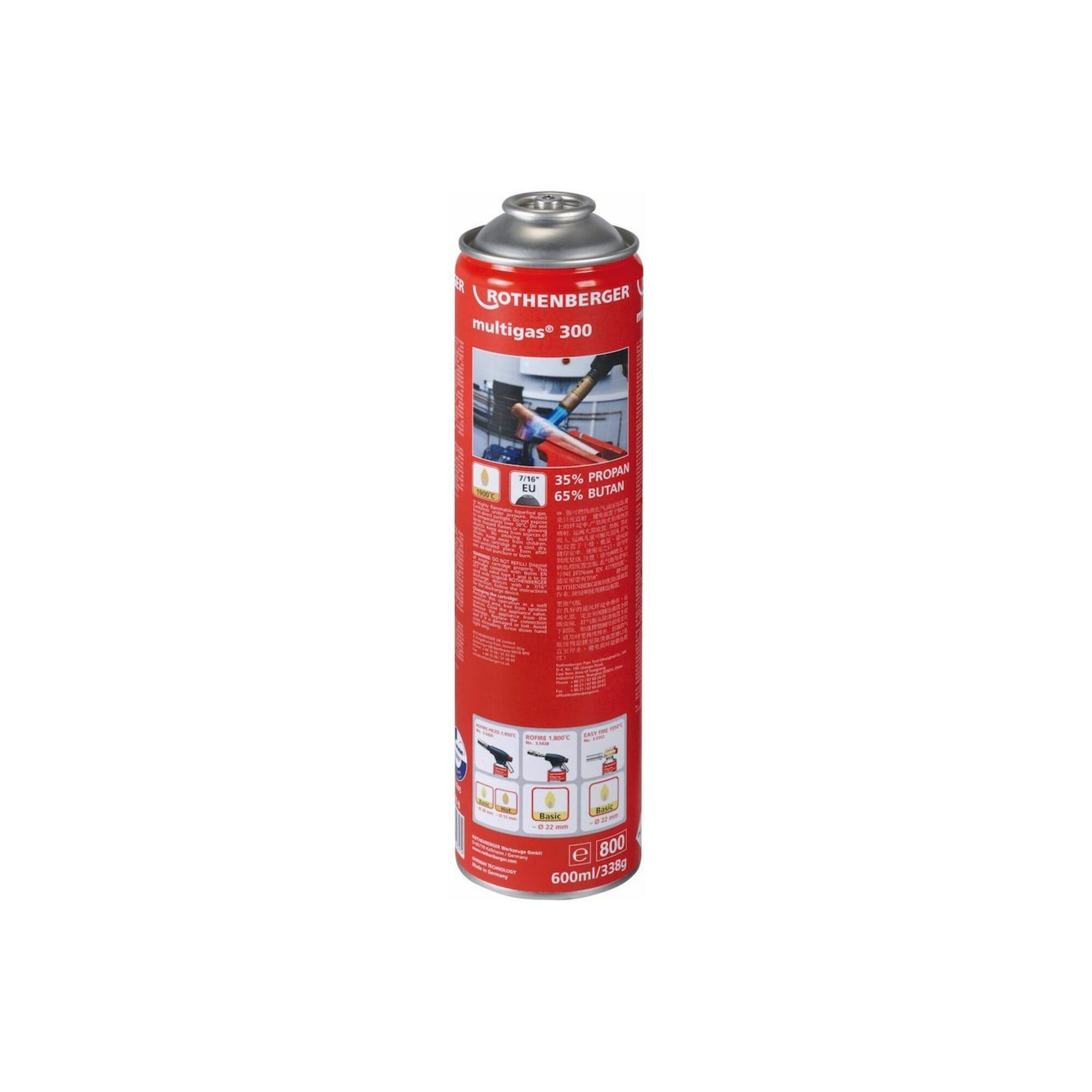 Rothenberger Lötkolben Rothenberger Multigas 300 Nr. 35510 332g 24 Stk