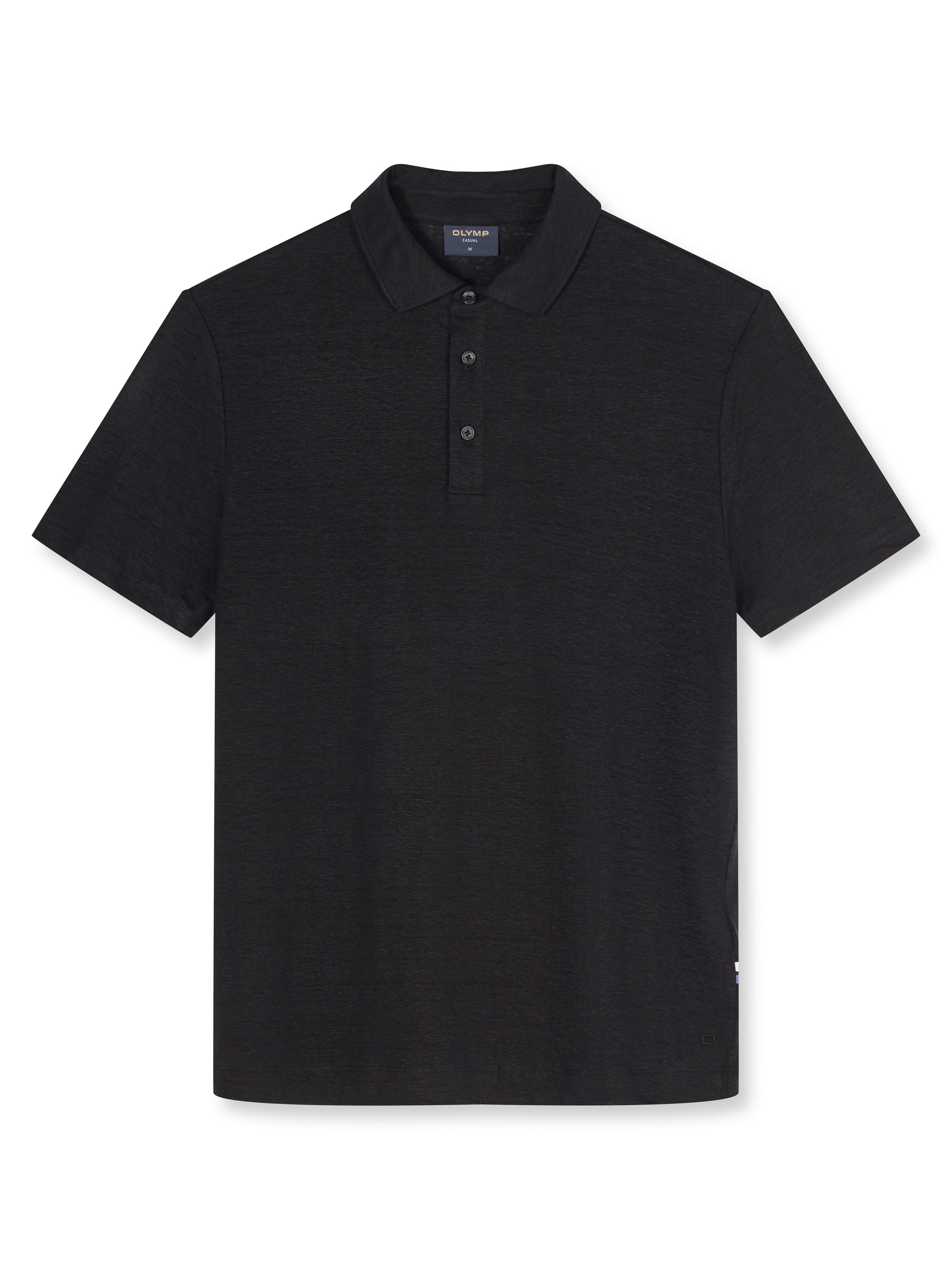 OLYMP Poloshirt aus hochwertigem Leinen, unifarben günstig online kaufen