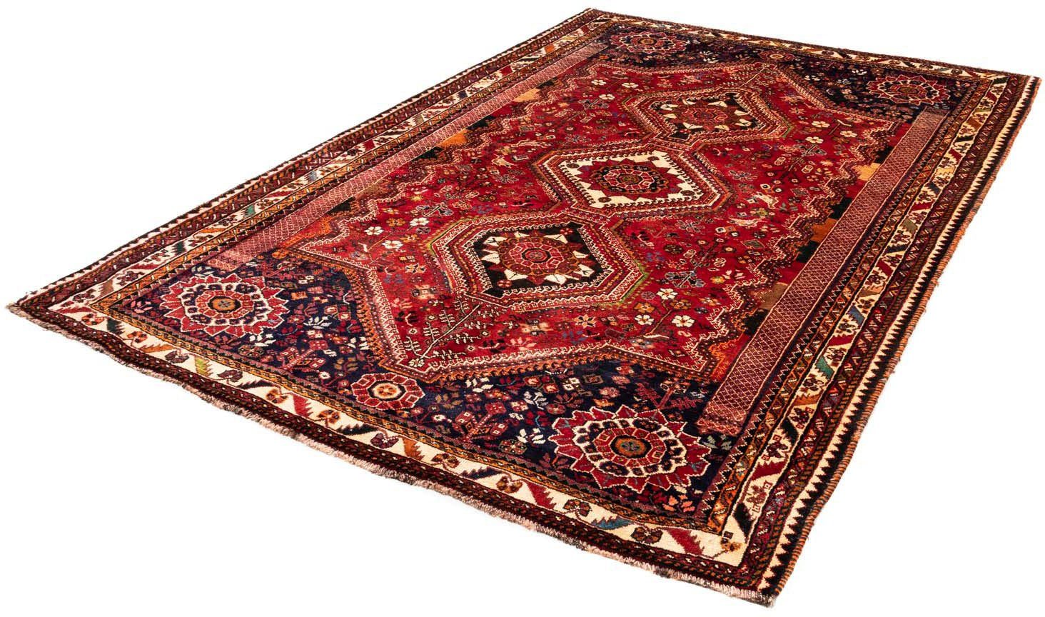 Wollteppich Shiraz Medaillon 246 x 160 cm, morgenland, rechteckig, Höhe: 1 mm, Unikat mit Zertifikat