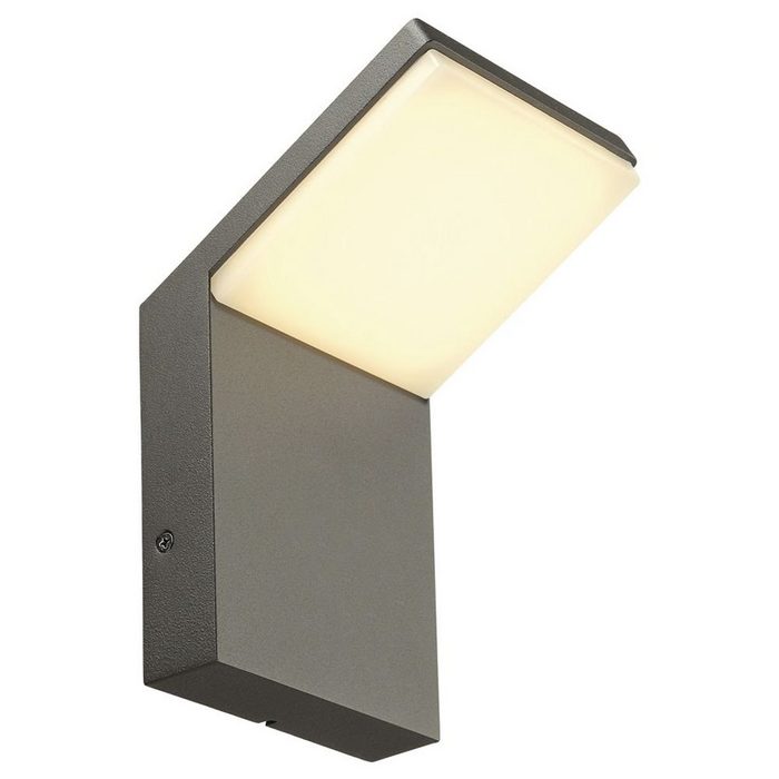 SLV LED Außen-Wandleuchte LED Wandaußenleuchte Ordi in anthrazit keine Angabe Leuchtmittel enthalten: Ja fest verbaut LED warmweiss Aussenlampe Aussenwandleuchte Outdoor-Leuchte