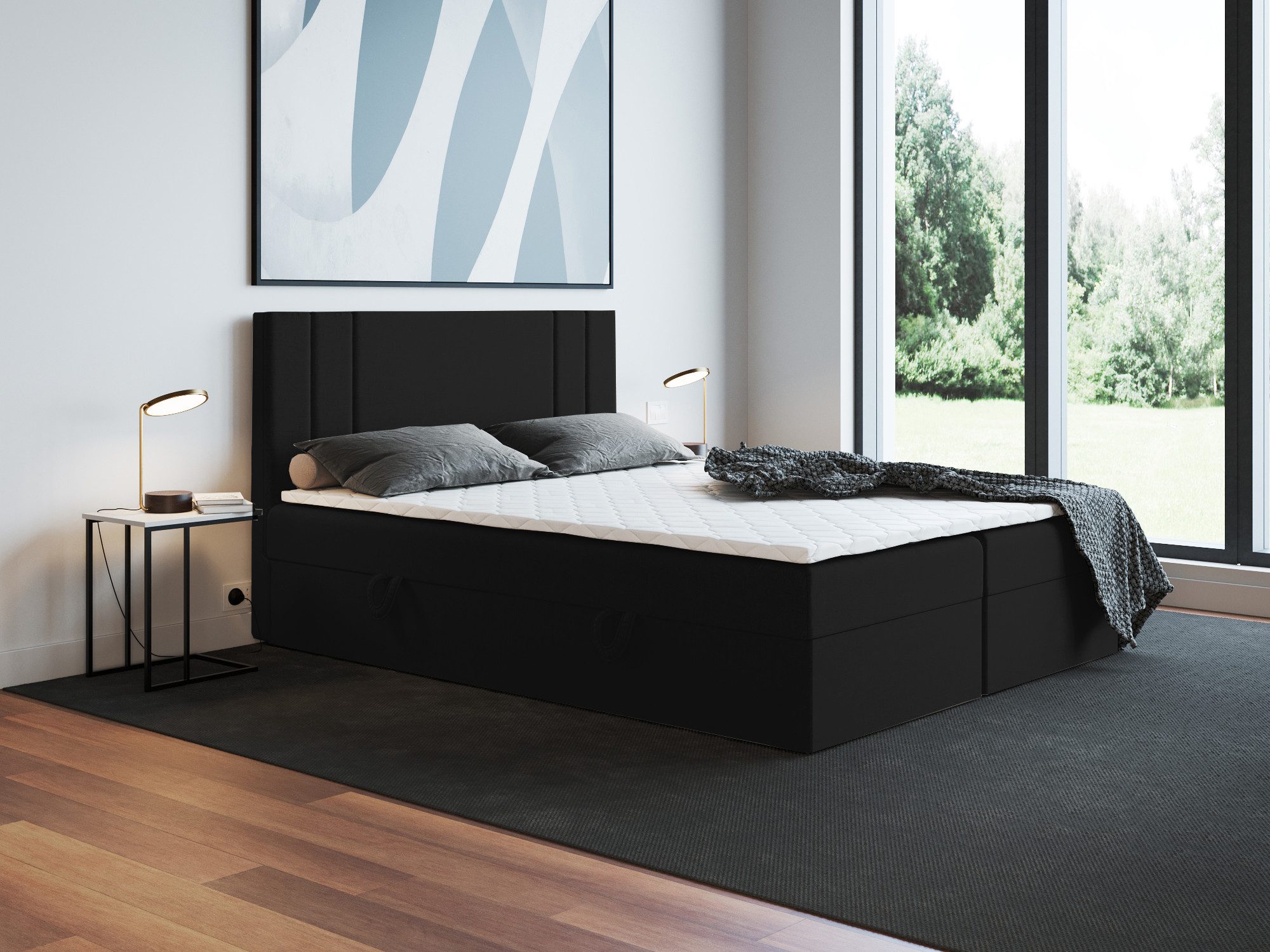 Godre Boxspringbett mit Bettkasten Nardo 170x180 günstig online kaufen