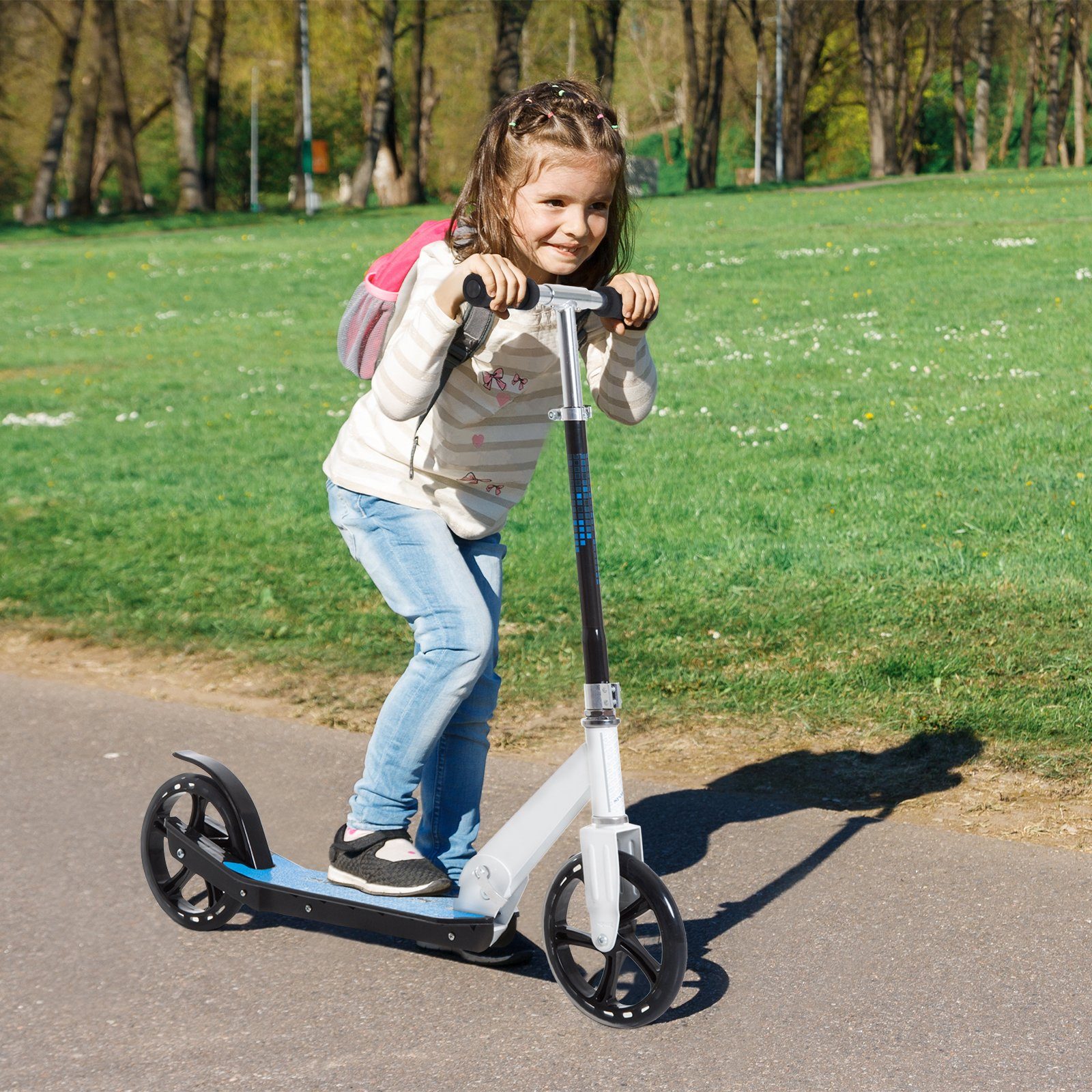 für Kinder Scooter HOMCOM Tretroller