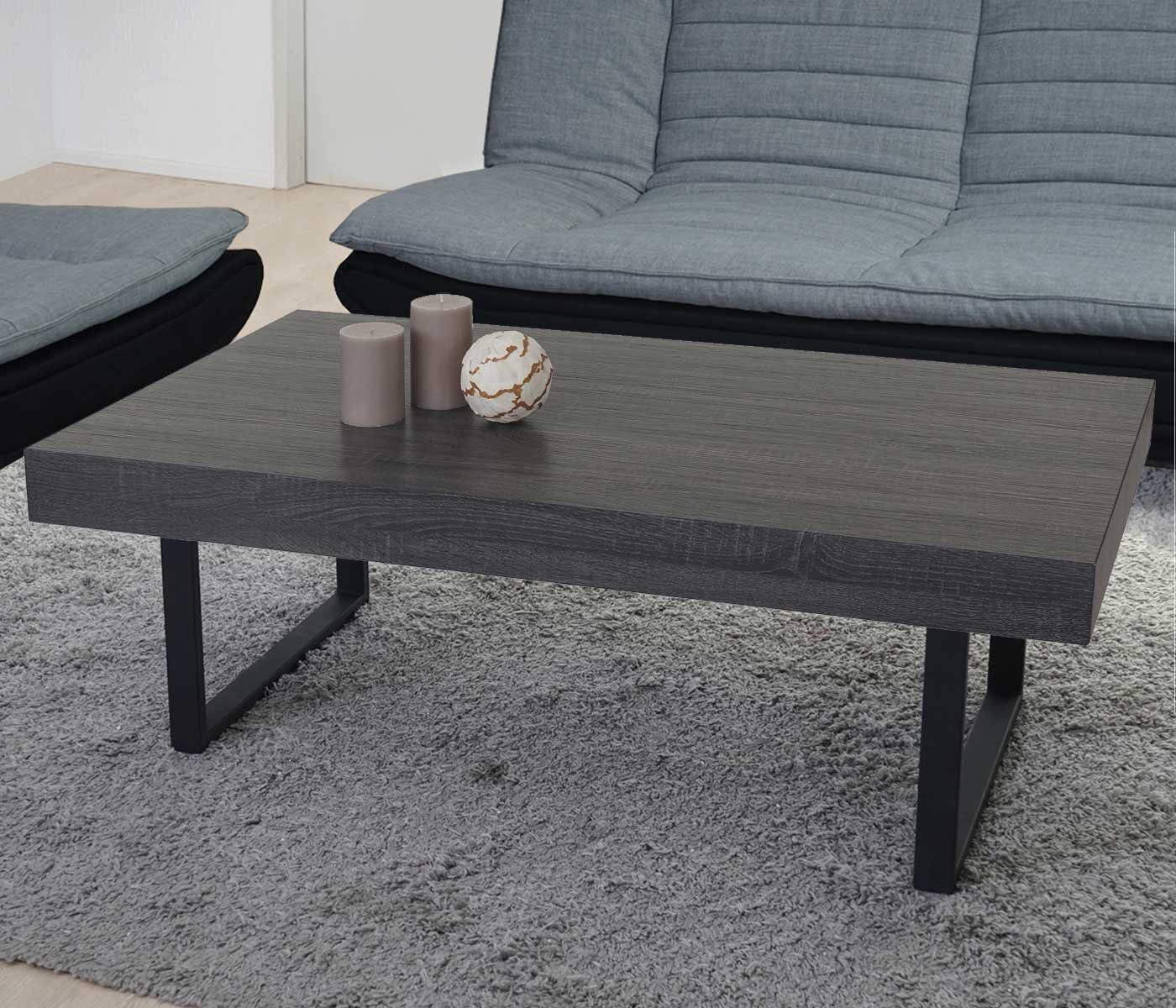 MCW Couchtisch Genk H576, Geräumige Tischplatte, Furniert mit Struktur günstig online kaufen