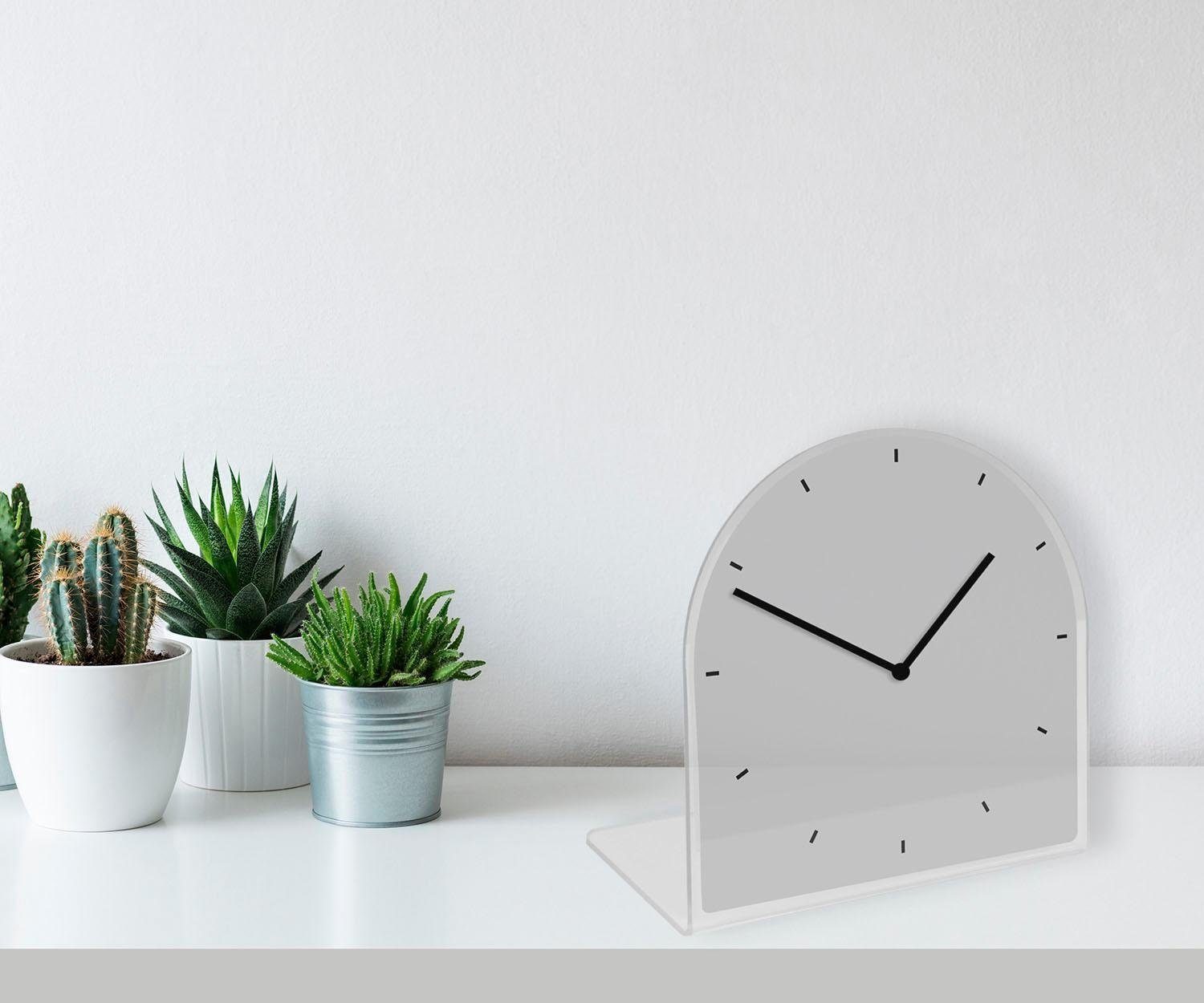 queence Tischuhr Helene Tisch, Uhr, modern, geräuschlos günstig online kaufen