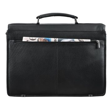 STILORD Laptoptasche "Miguel" Klassische Leder Aktentasche Herren