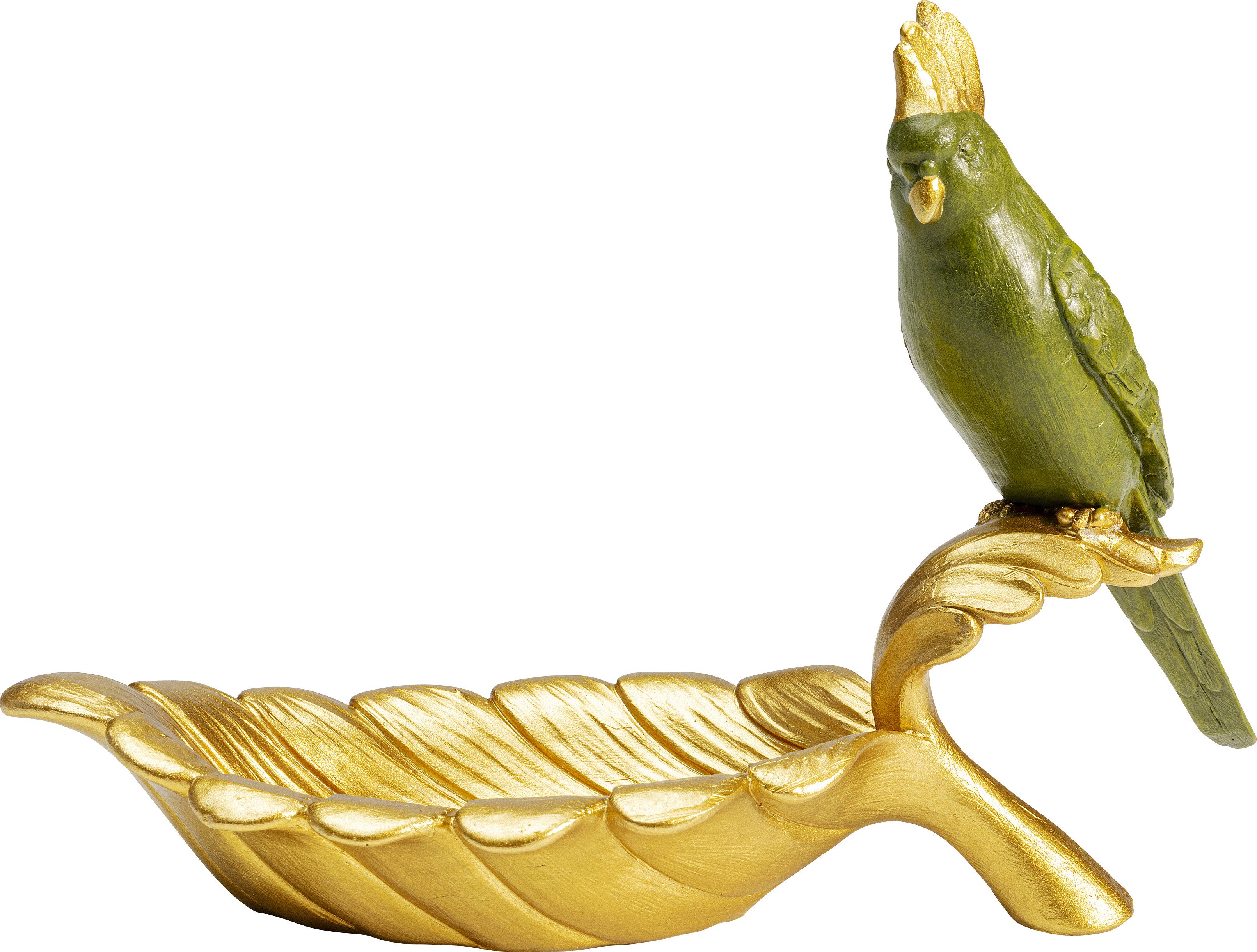 Kare Design Schale Parrot Guard 10x21cm, Polyresin (Kunststein), aus lackiertem Polyresin