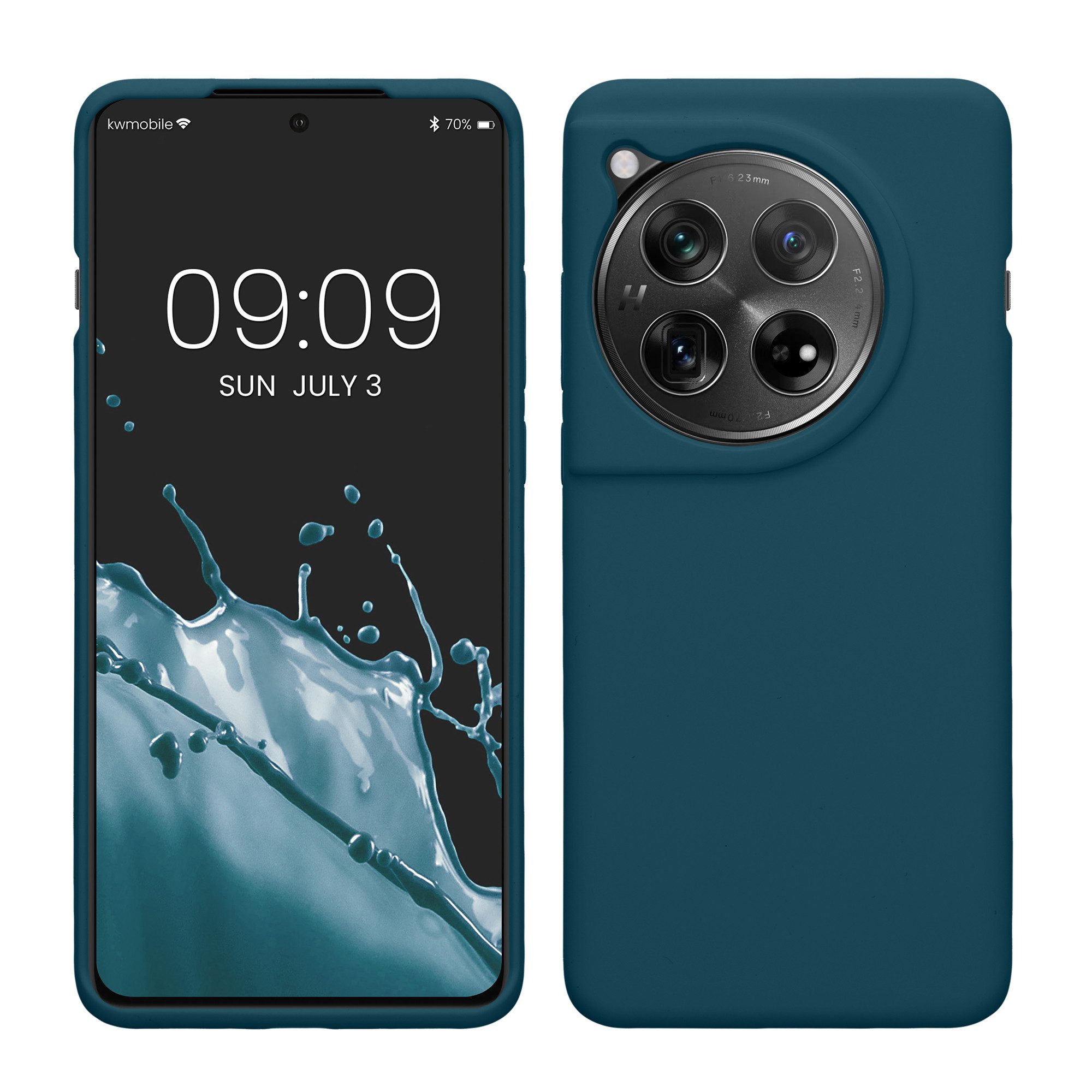 kwmobile Handyhülle Handyhülle für OnePlus 12 Hülle, Weiches Handy Silikon Case - Schutzhülle Cover