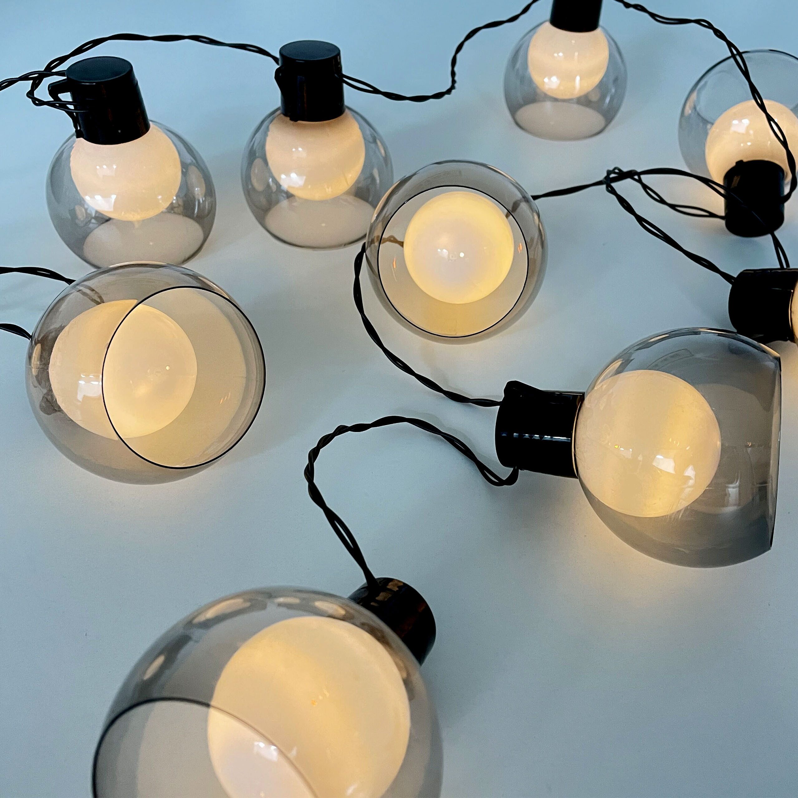 IC Gardenworld LED-Lichterkette Solar Lichterkette für außen mit Smokey Rau günstig online kaufen