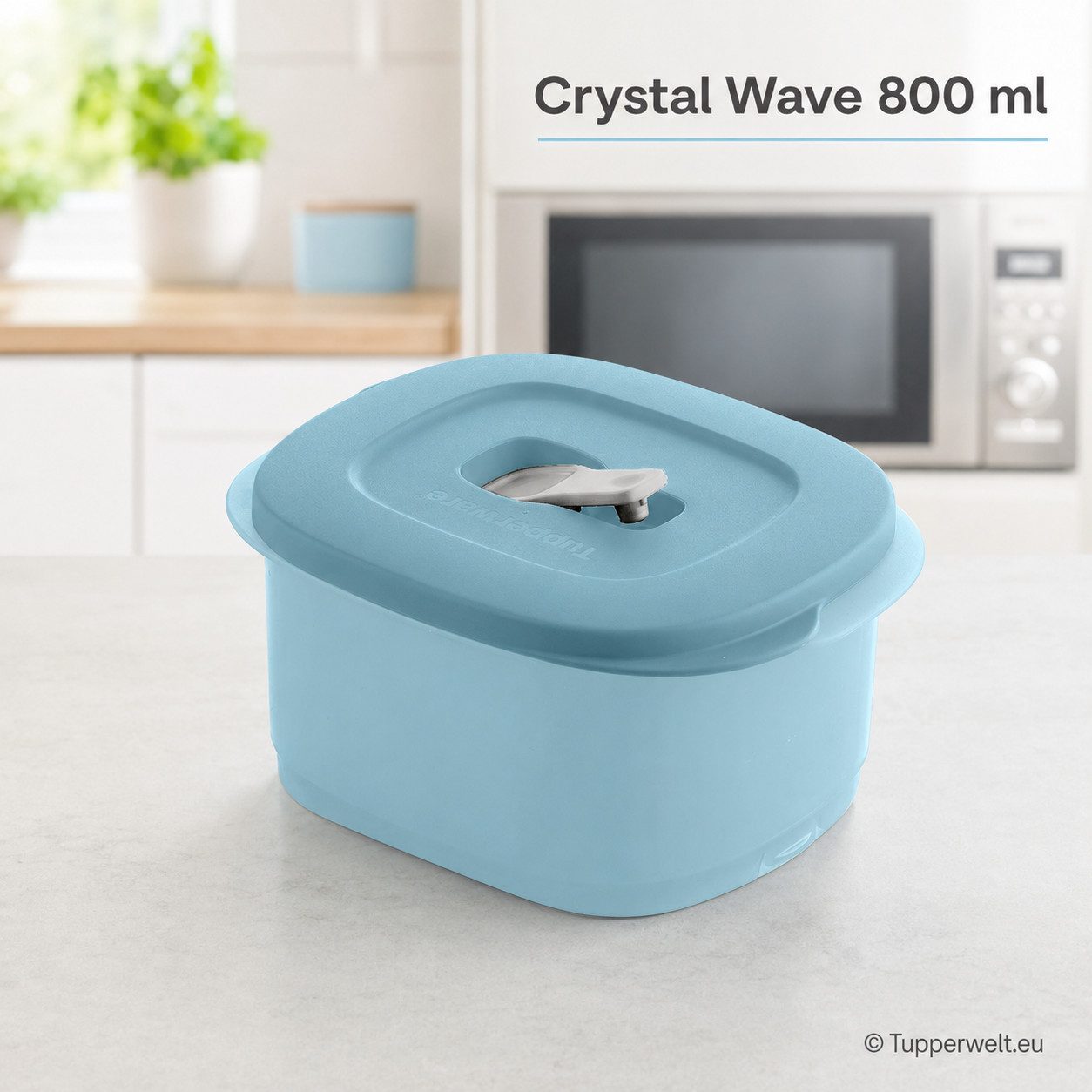 TUPPERWARE Mikrowellenteller Tupperware CrystalWave 800ml
