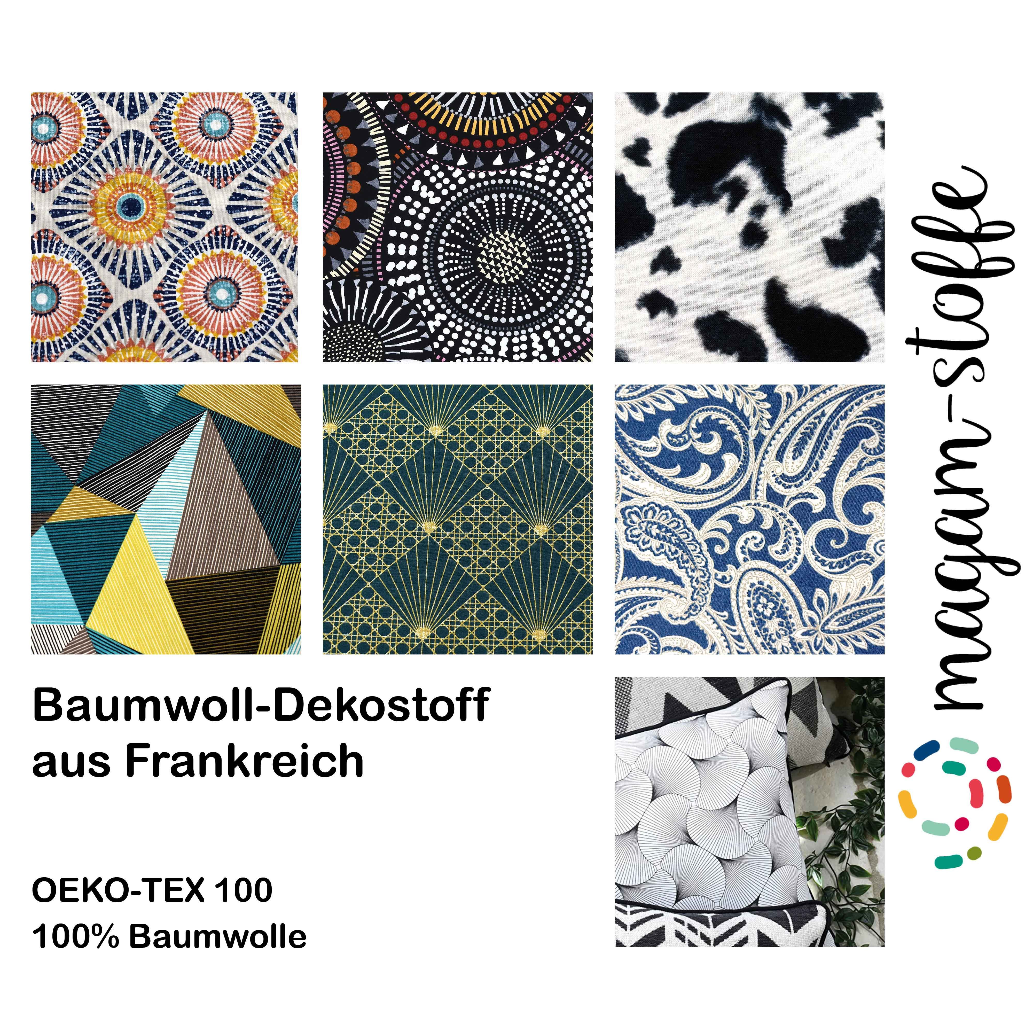 MAGAM-Stoffe Stoff Deko, Baumwollstoff aus Frankreich OEKO-TEX Meterware ab 50cm