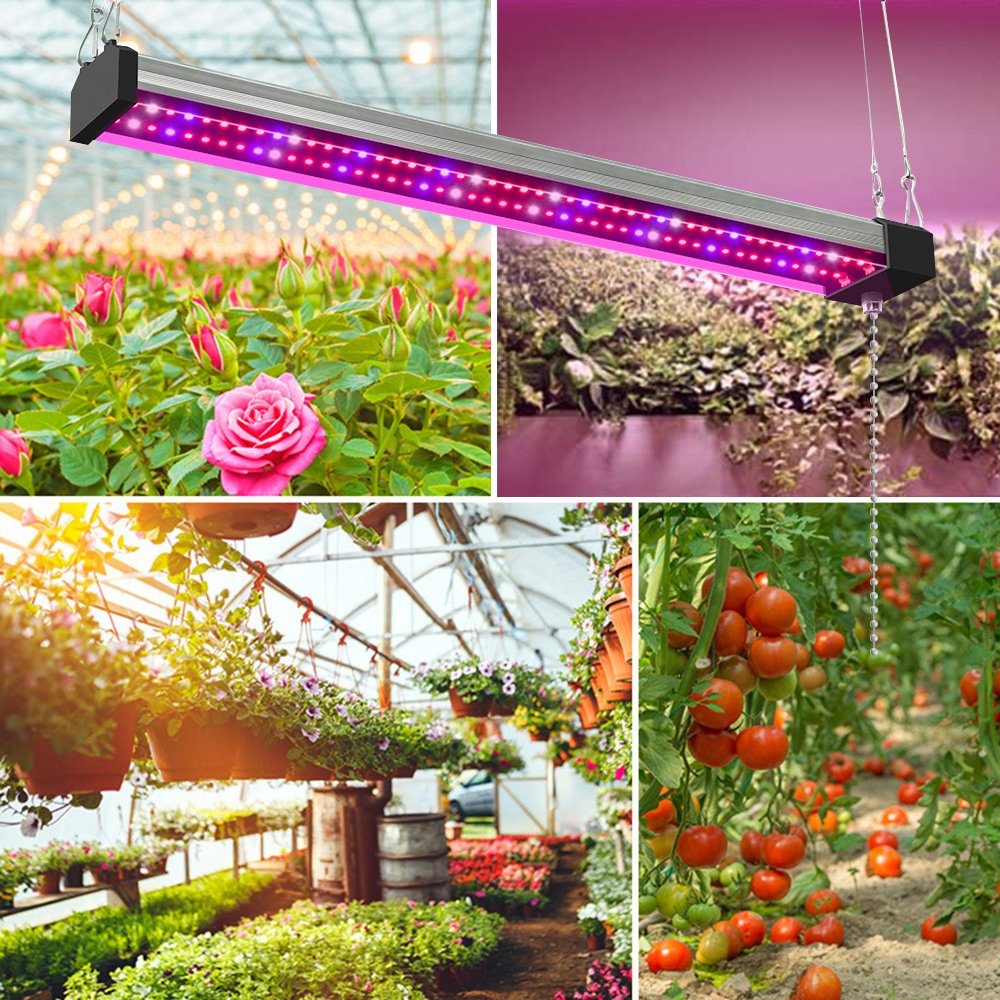 MUPOO Pflanzenlampe Grow Lampe Vollspektrum, Zugkettenschalter günstig online kaufen