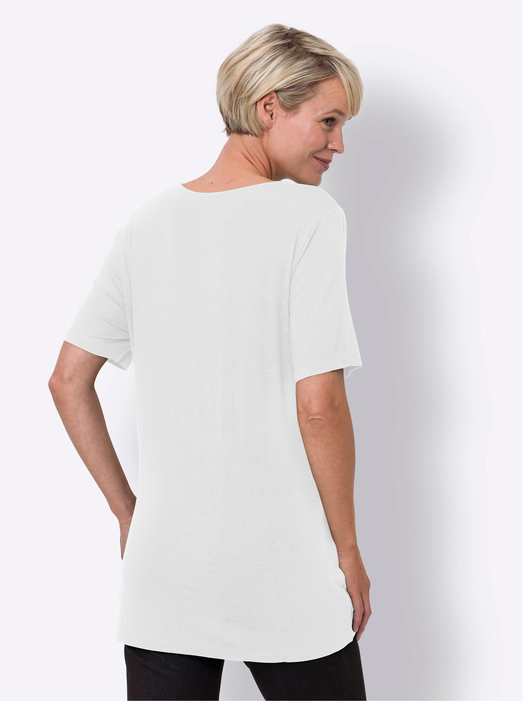 Sieh an! T-Shirt Longshirt . günstig online kaufen