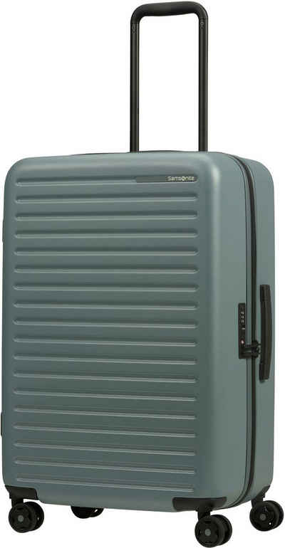 Samsonite Hartschalen-Trolley Stackd, 68 cm, 4 Rollen, Reisekoffer Aufgabegepäck Koffer mittelgroß TSA-Zahlenschloss