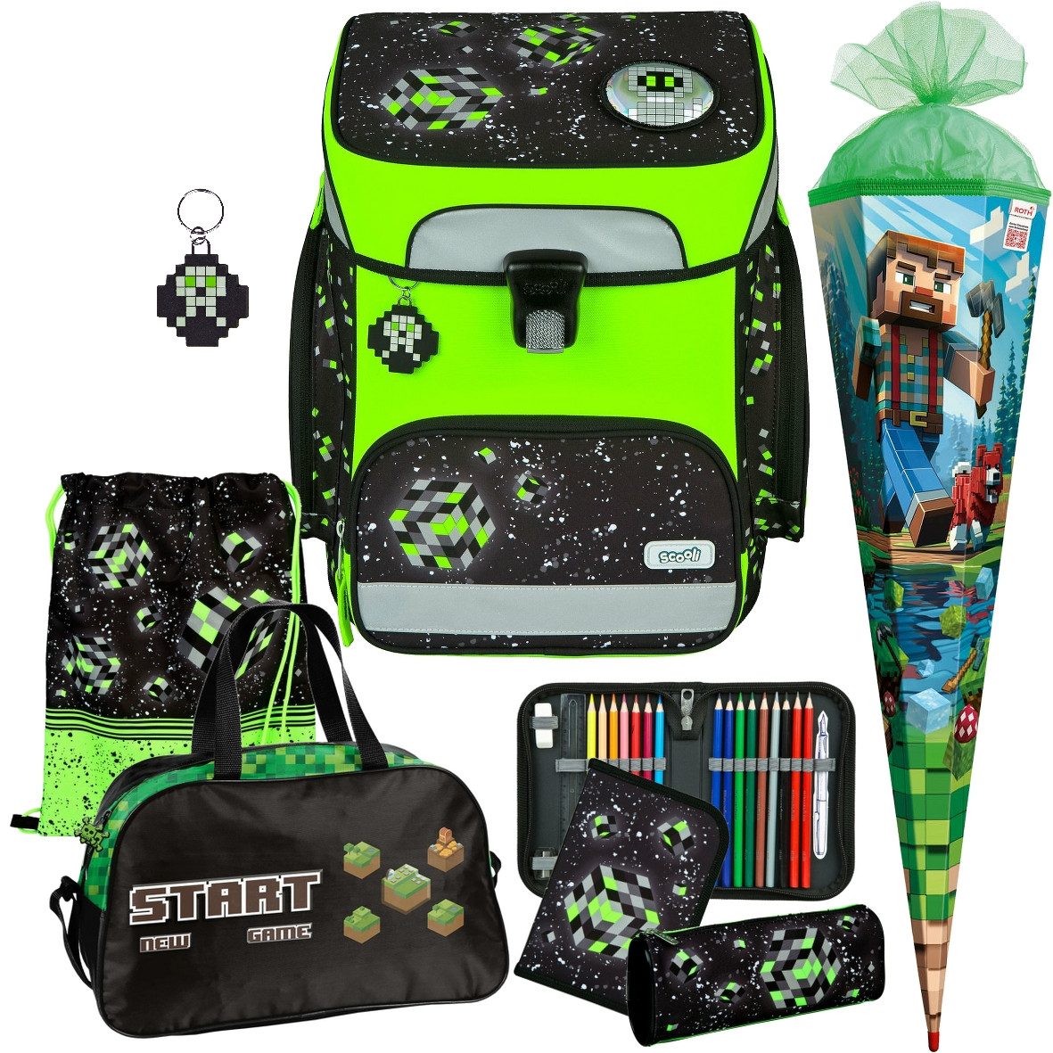 Schulranzen 1.Klasse Jungen EasyFit in unterschiedlichen Sets