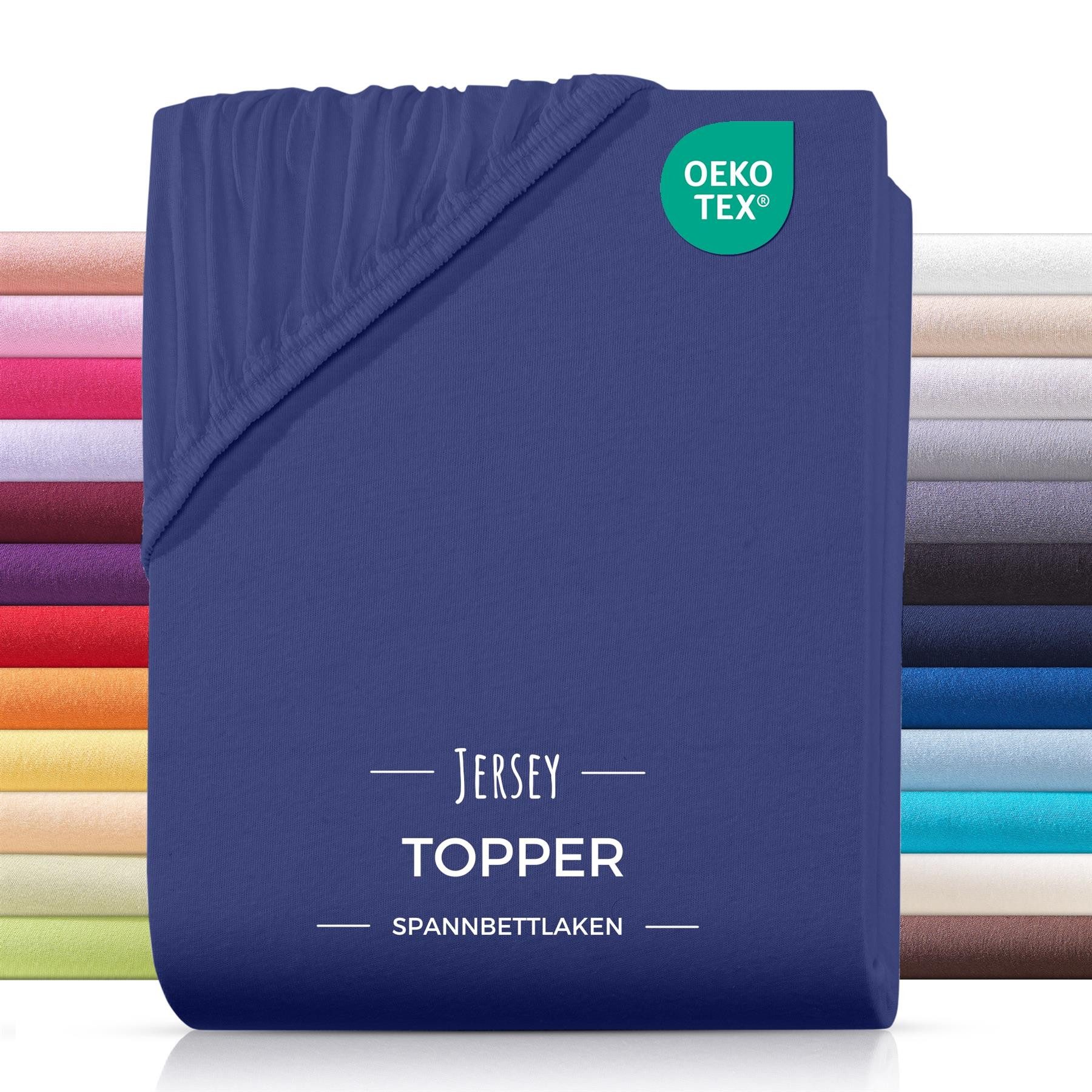 Carpe Sonno Spannbettlaken Topper Spannbetttuch Jersey 140x200 160x200 180x günstig online kaufen