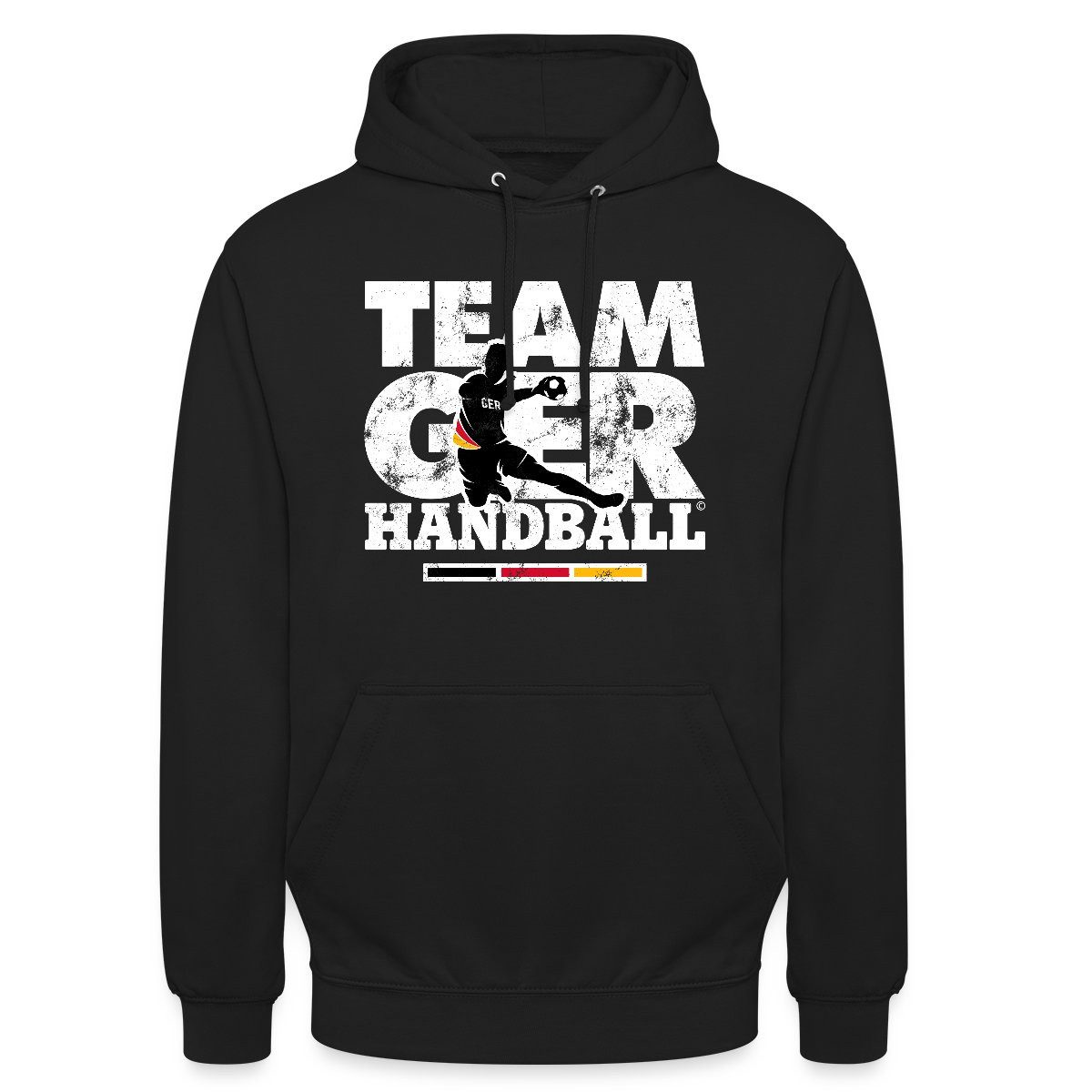 Spreadshirt Hoodie Team Germany Handball Spieler-Print mit Deutschlandflagge Unisex Hoodi (1-tlg)