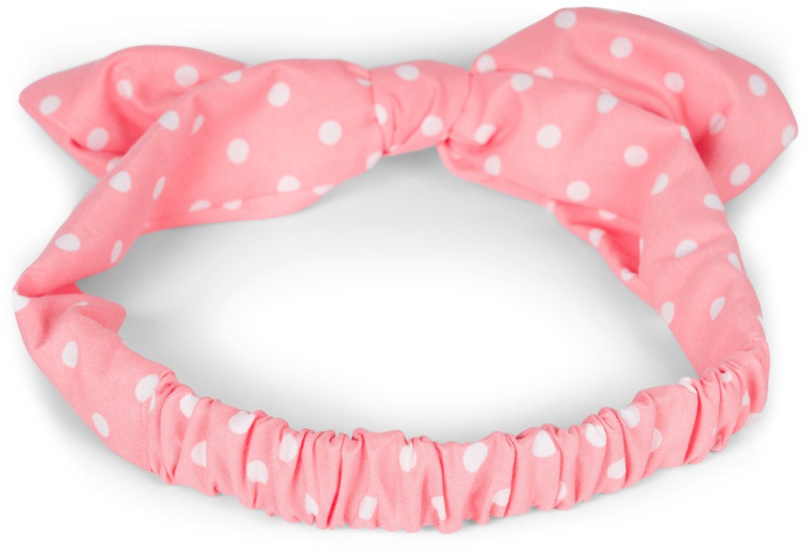 styleBREAKER Haarband, 1-tlg., Haarband mit Punkte Muster und Schleife