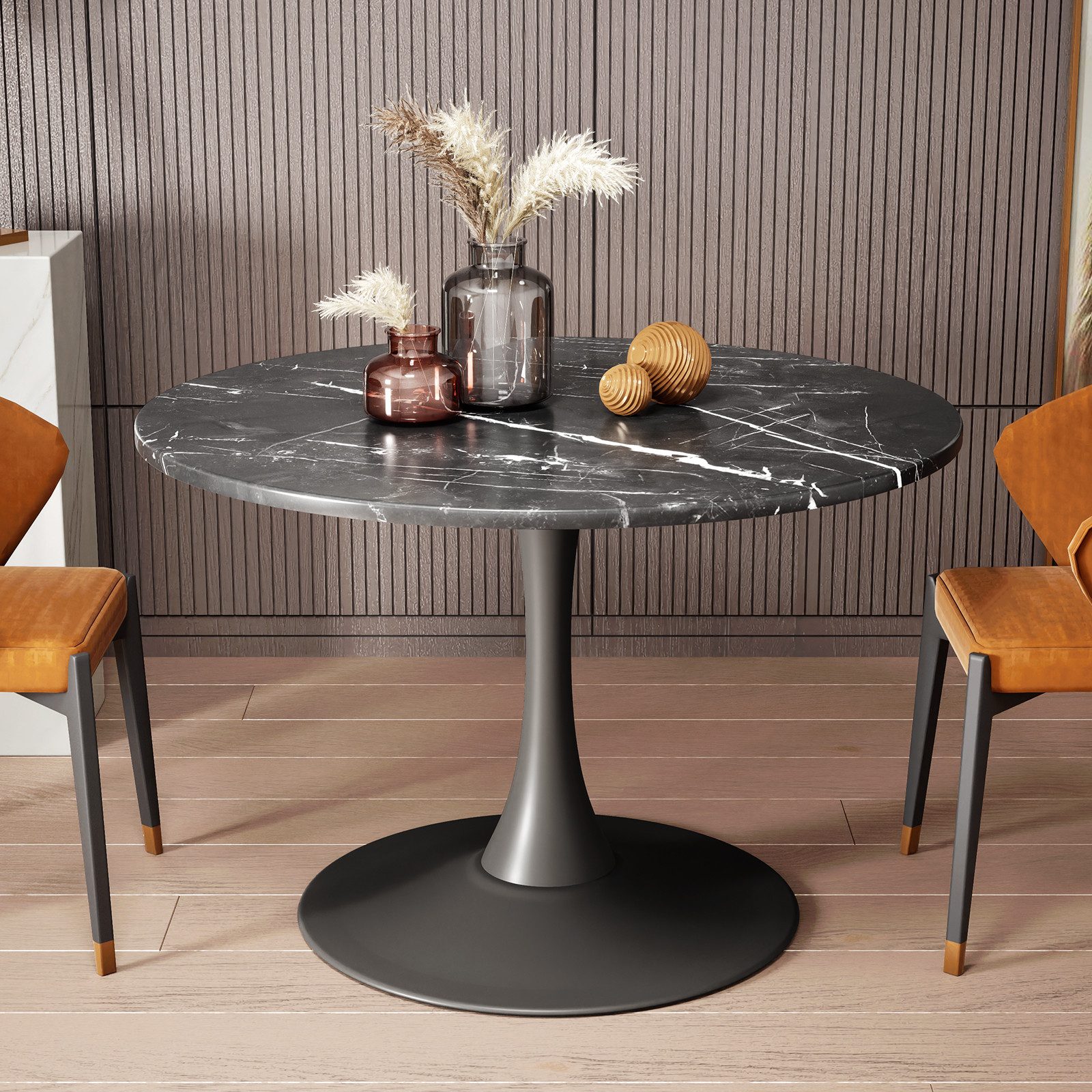 TWSOUL Esstisch Moderner Esstisch Rund, Küchentisch Esszimmertisch Ø 80 günstig online kaufen