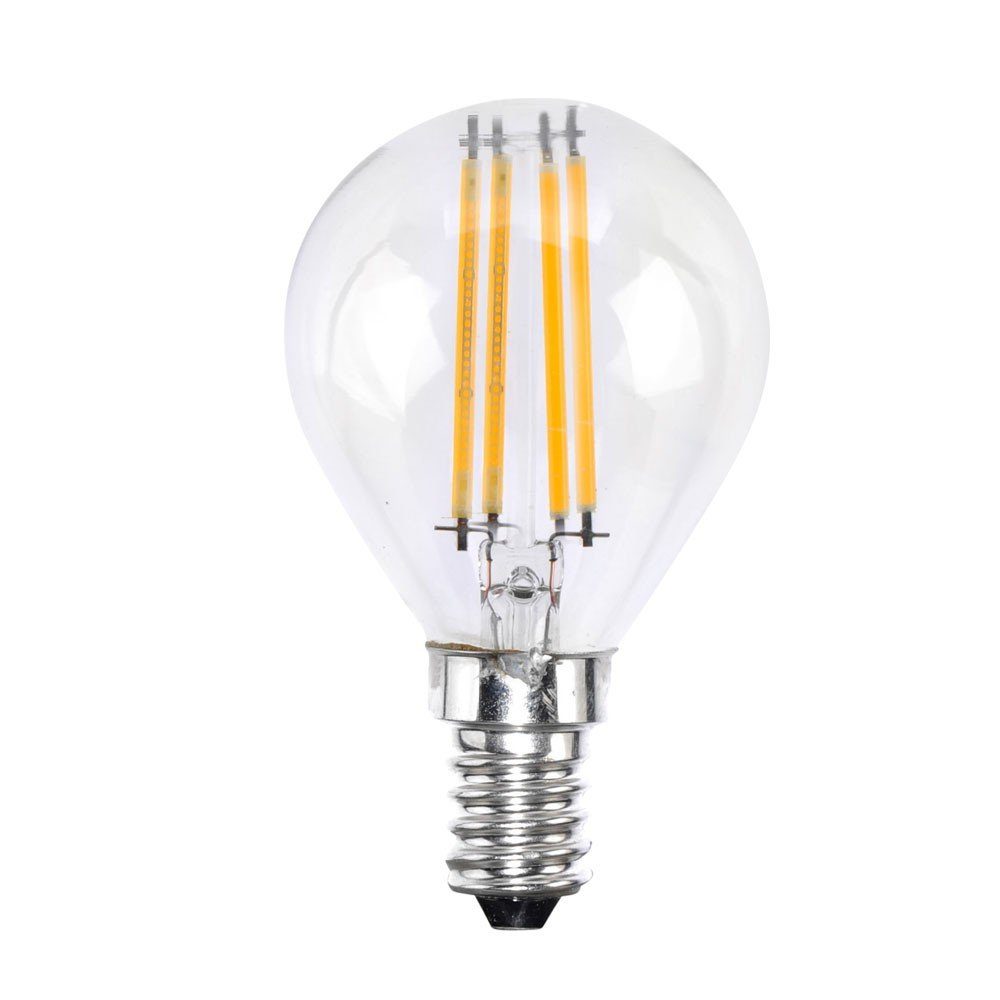 LED-Leuchtmittel, 4 etc-shop Lampe E14 Kugel Watt 340 2700 dimmbar Lumen Leuchtmittel Sockel LED