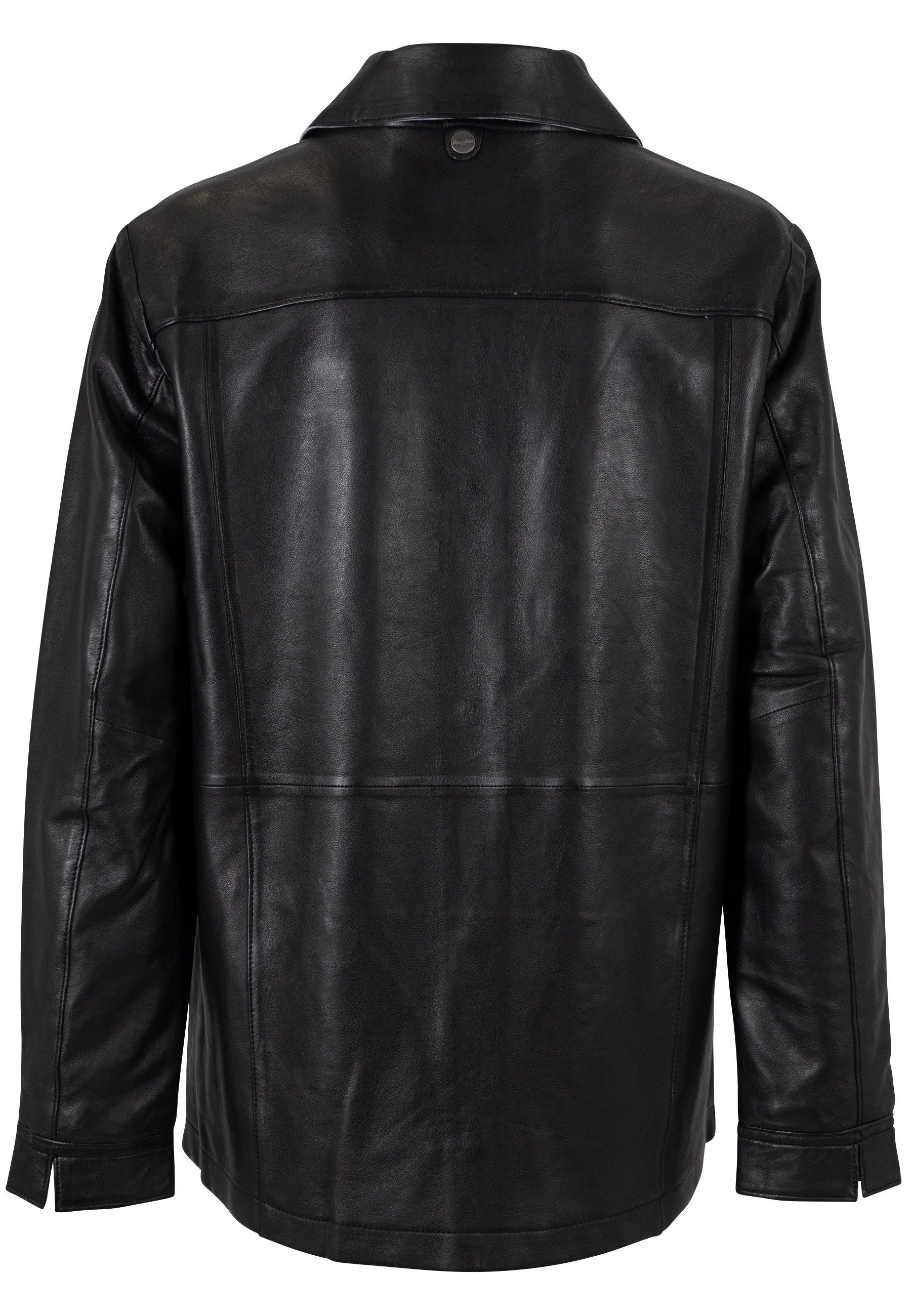 Mauritius Hemdbluse MWNadya aus Echtleder, oversize
