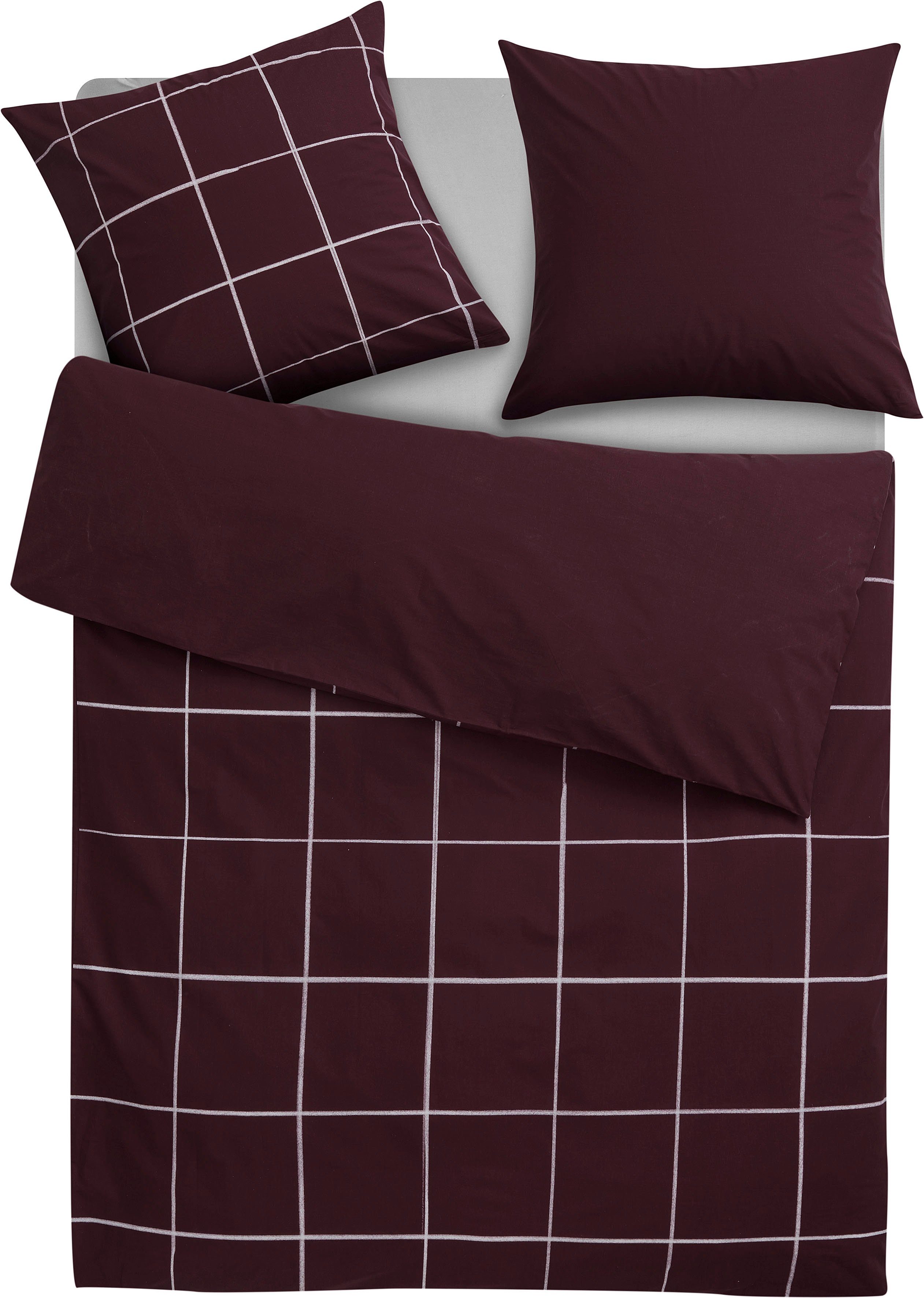 OTTO home Wendebettwäsche Nature in Gr. 135x200 oder 155x220 cm, Renforcé, günstig online kaufen