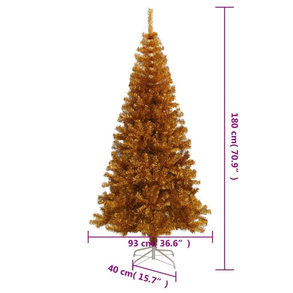 cm Weihnachtsbaum mit furnicato 180 PET Künstlicher Ständer Gold
