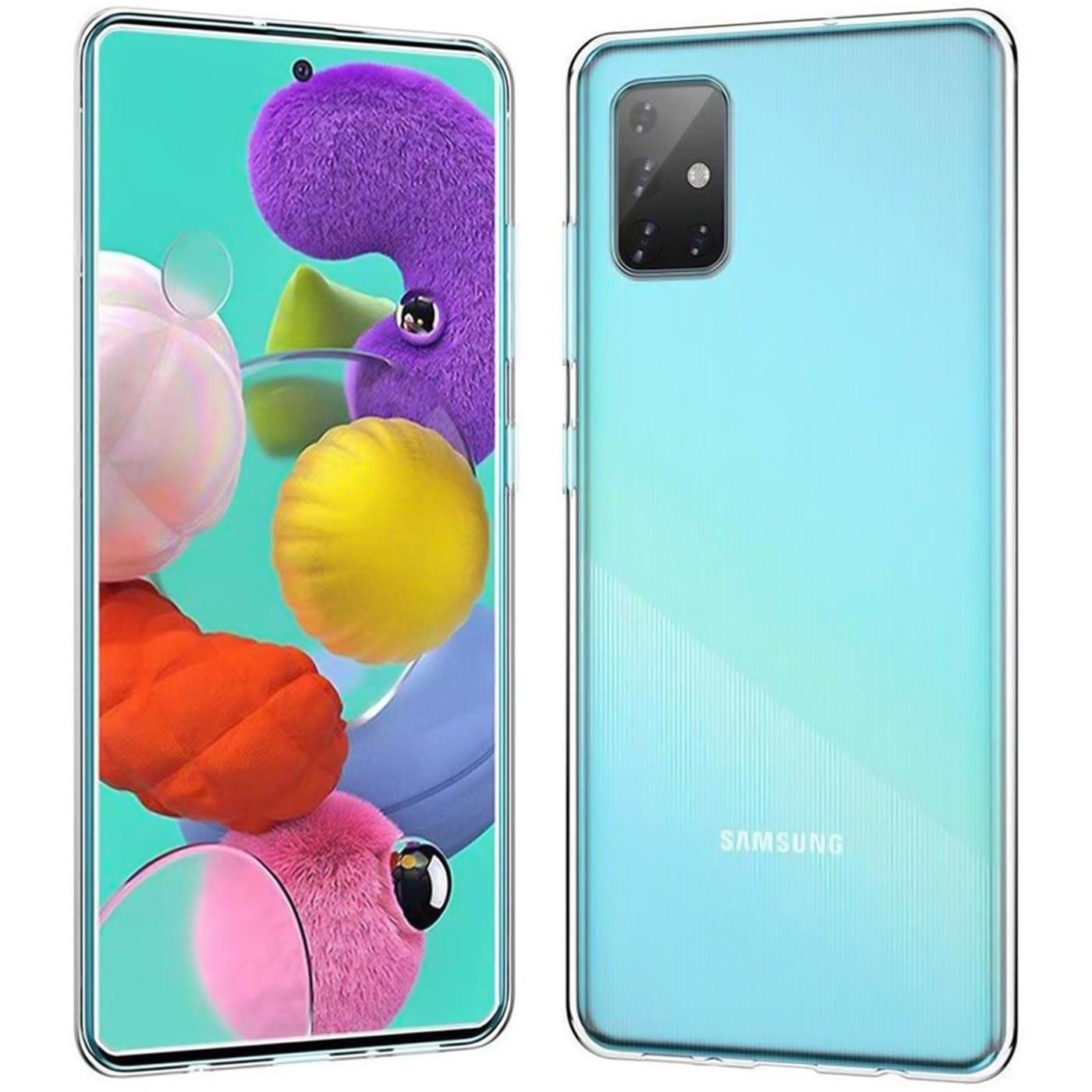 CoolGadget Handyhülle Transparent Ultra Slim Case für Samsung Galaxy A71 6,7 Zoll, Silikon Hülle Dünne Schutzhülle für Samsung A71 Hülle