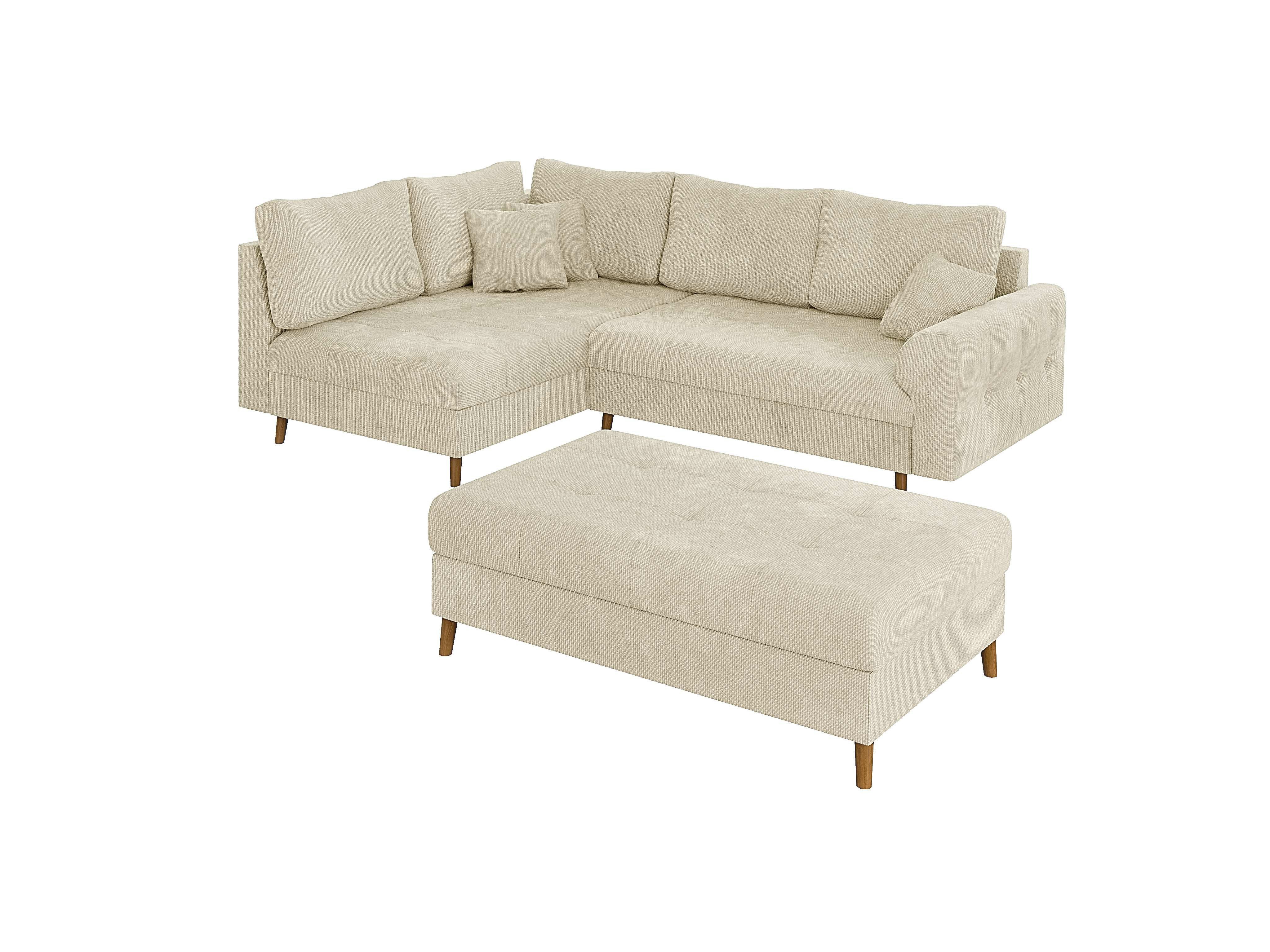 S-Style Möbel Ecksofa mit Schlaffunktion und günstig online kaufen