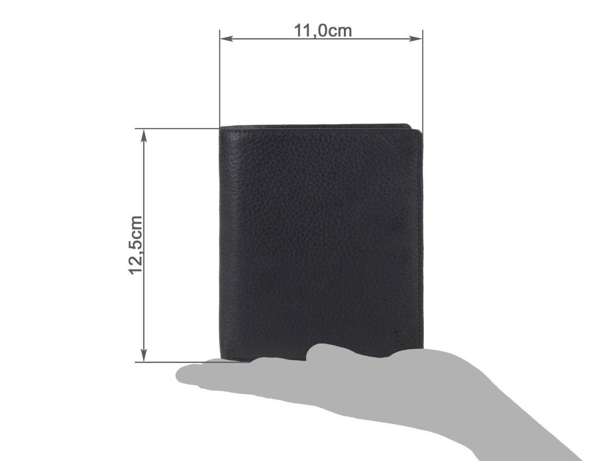 Esquire Geldbörse Texas, Herrenbörse, 25 Kartenfächern, Portemonnaie, Geldbeutel, RFID, Leder