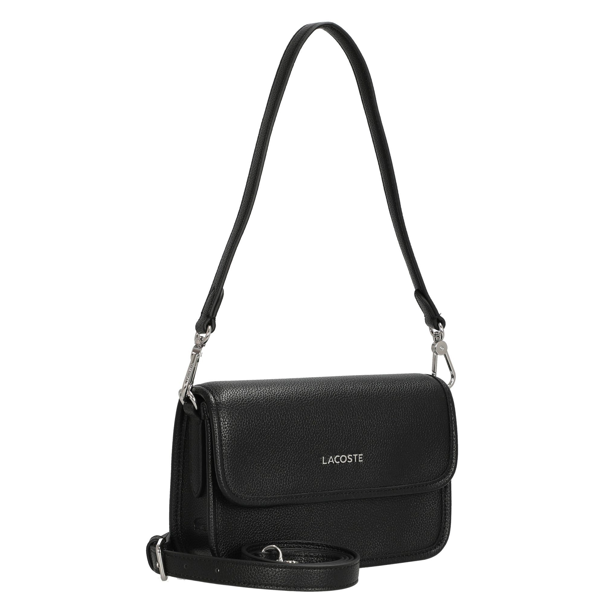 Lacoste Umhängetasche Flap Crossover Bag - Umhängetasche 21 cm (noir)