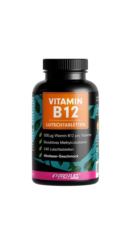 ProFuel Vitamin B12 - 240 Lutschtabletten - Himbeere Tabletten, 150 g, Lutschtabletten