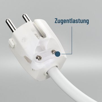 greate. Steckdose 6x Schutzkontakt Stecker - Schutzkontaktstecker - IP20 Schuko Stecker, 1-St.