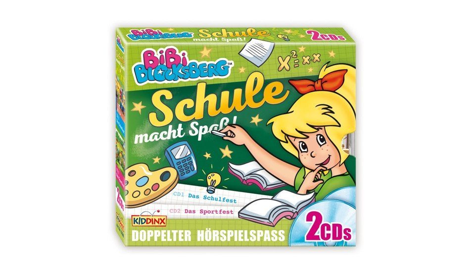 Hörspiel-CD Bibi Blocksberg - Schule macht Spaß, 2 Audio-CDs