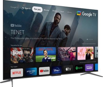 TCL 65C643X1 QLED-Fernseher (165 cm/65 Zoll, 4K Ultra HD, Google TV, Smart-TV)