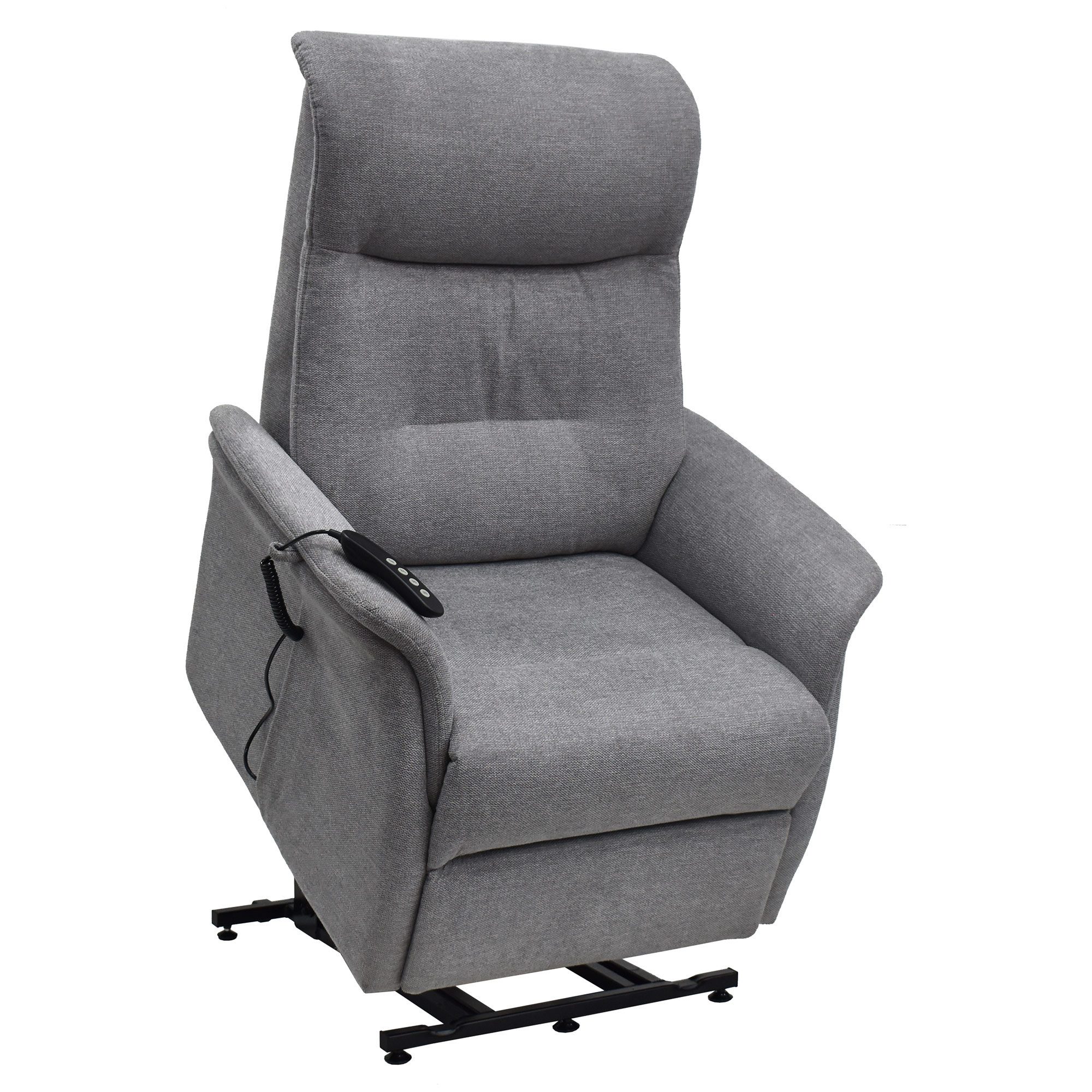 Raburg TV-Sessel XXL-Fernsehsessel mit Aufstehhilfe & Liegefunktion, 200 kg, Marcio, elektrisch mit Fernbedienung, 2× Motoren, Taschenfederkern