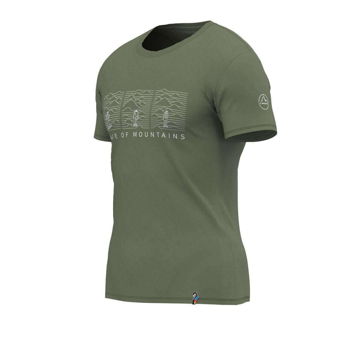 La Sportiva Kurzarmshirt Made of Mountain T-shirt Men Perfekter Begleiter für Abenteuer in der Natur mit Komfort und