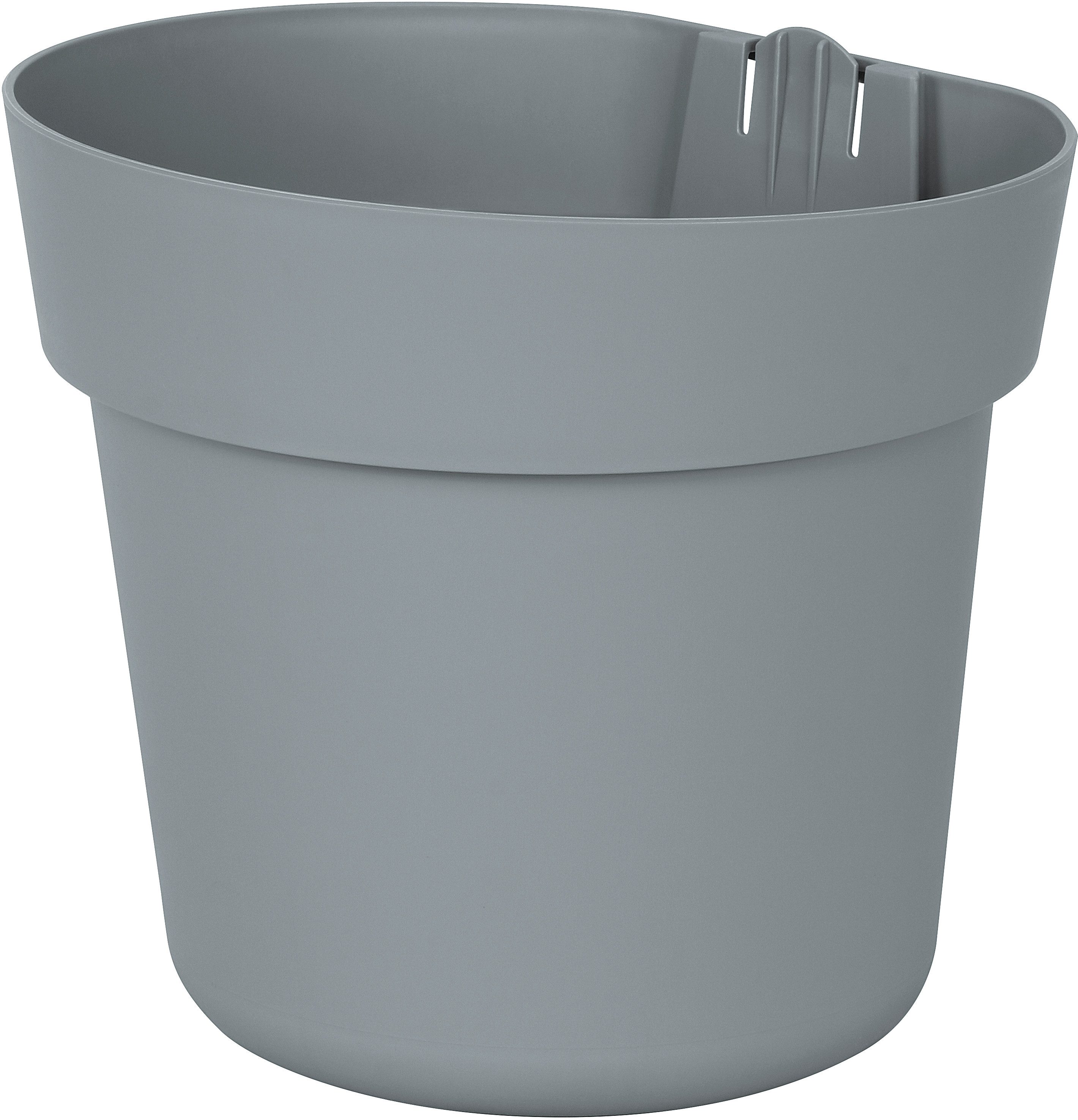 Geli Pflanzkübel GELI Conny Hängetopf Betonfarbe – Ø16cm Kunststoff inkl. Befestigung