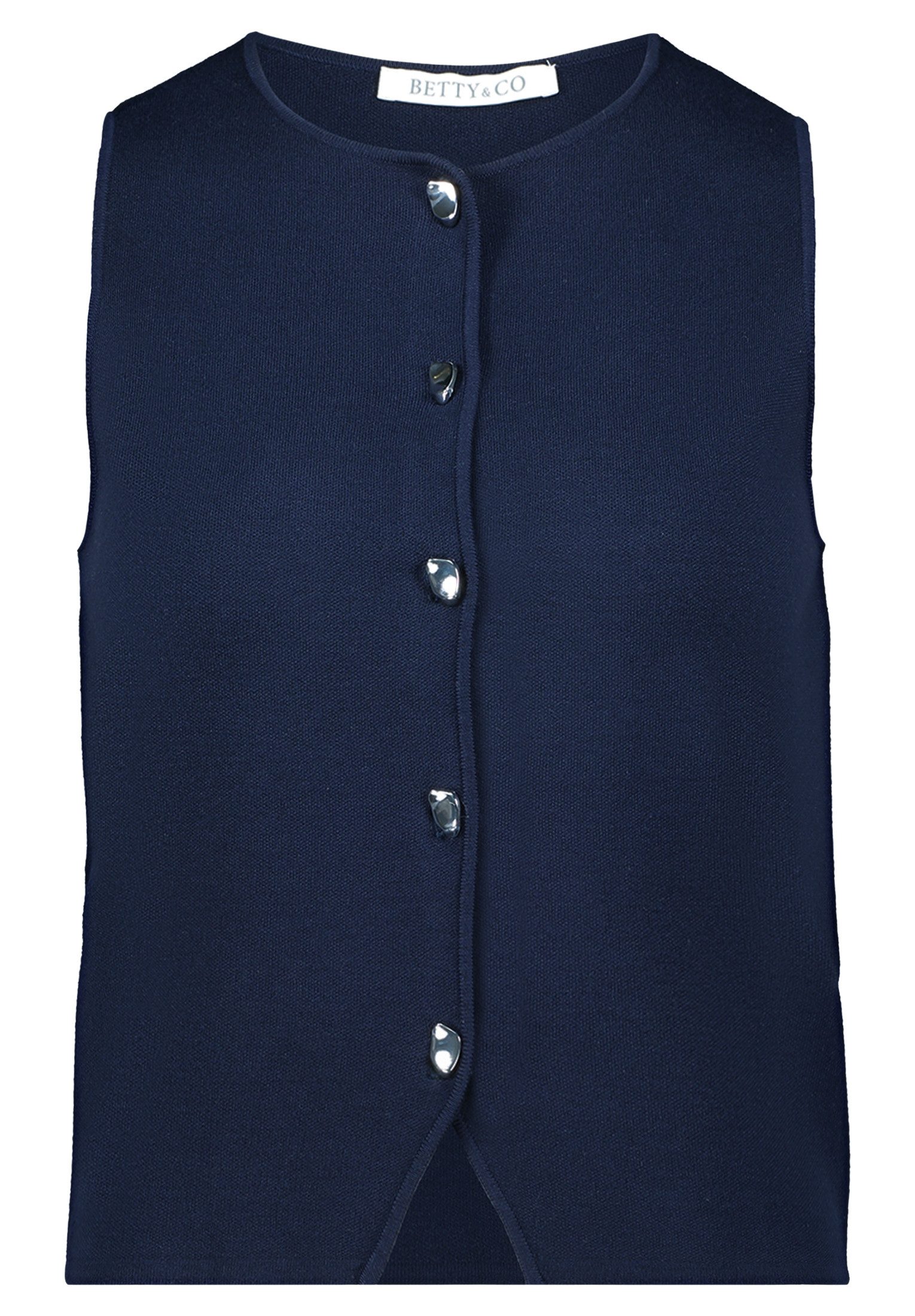 Betty&Co Strickjacke Damen Strickweste mit Knopfleiste günstig online kaufen