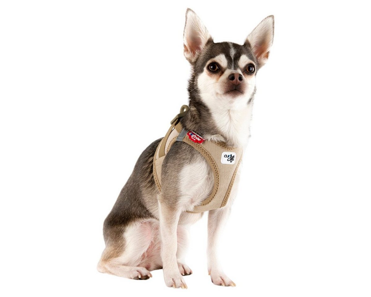 Thumbnail - Curli Hunde-Geschirr Clasp Vest Geschirr Cord tan