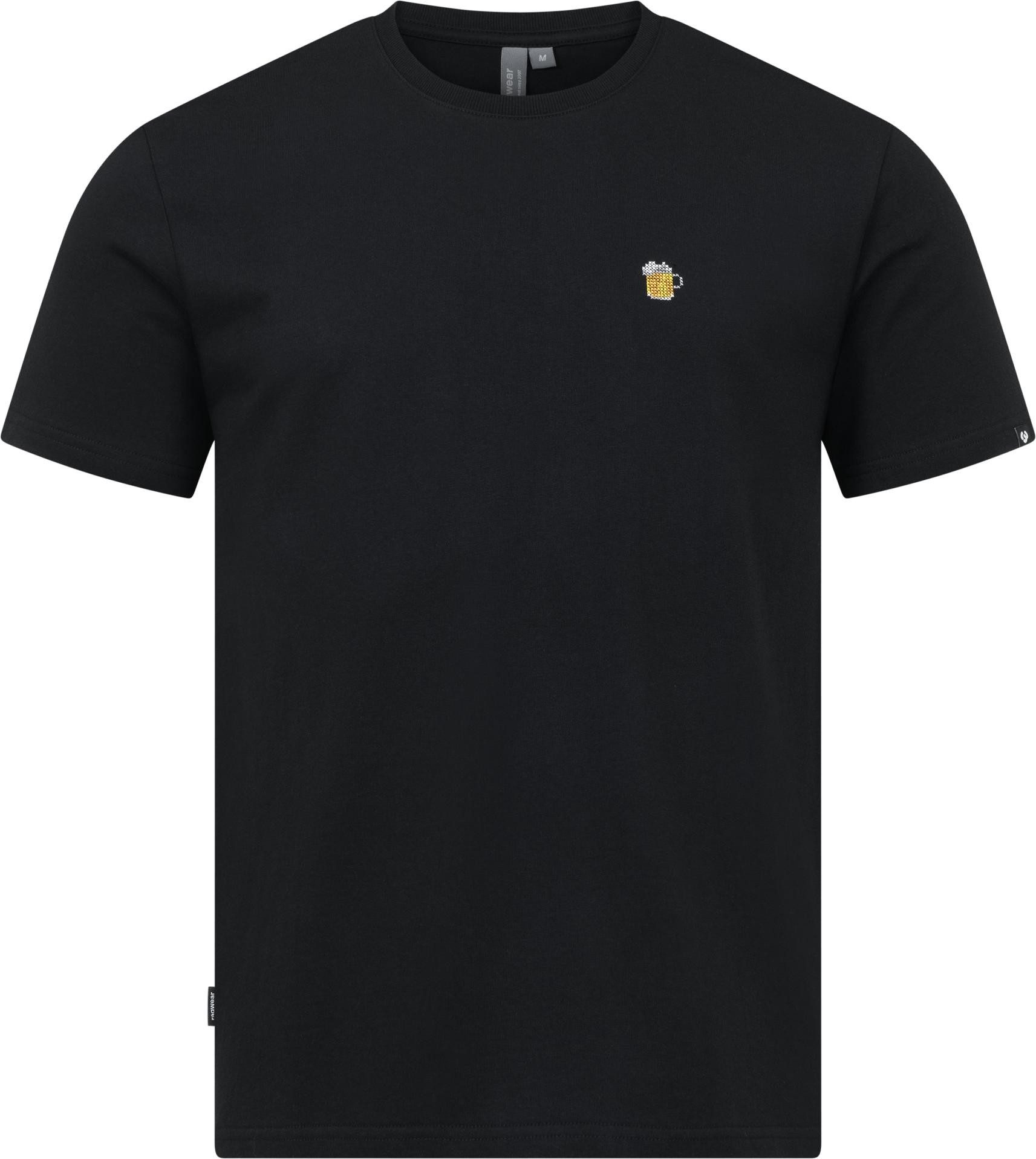 Ragwear T-Shirt Samms J Gots YOUMODO Kurzärmliges Shirt mit Krug-Stickerei