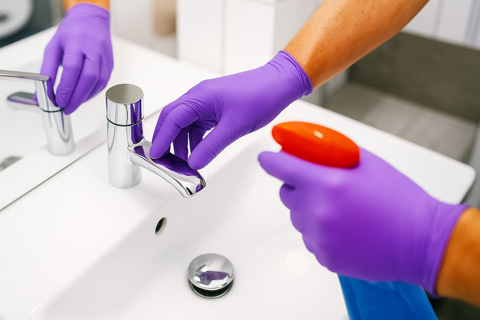 Kemes Einweghandschuhe Nitrilhandschuhe 100 Stück Gummihandschuhe Lebensmittelgeeignet Latexfrei