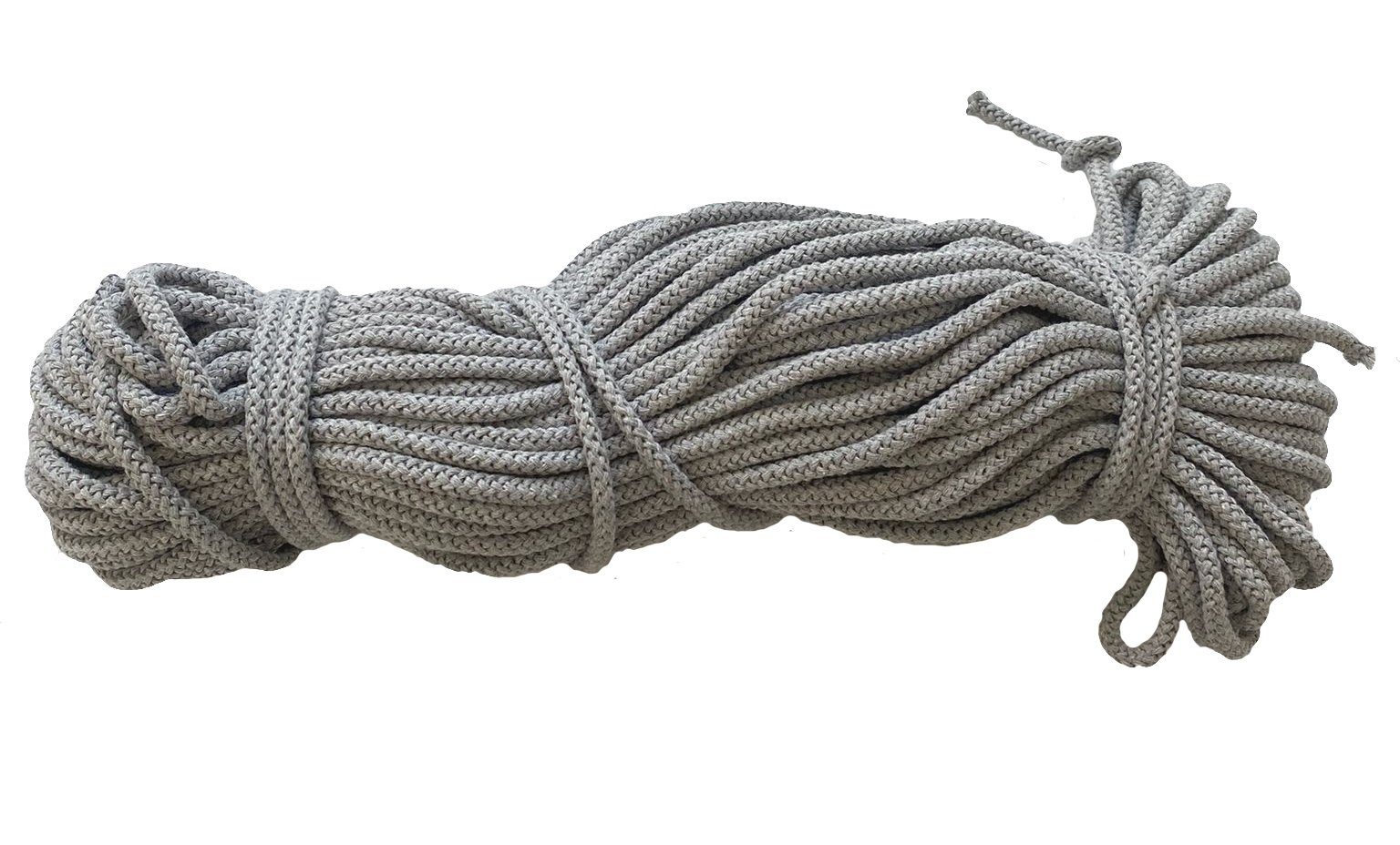 Mississhop Kordel 100 m / Ø 5 mm / Ø 3 mm Baumwollkordel Seil Kordel 100 % Baumwolle