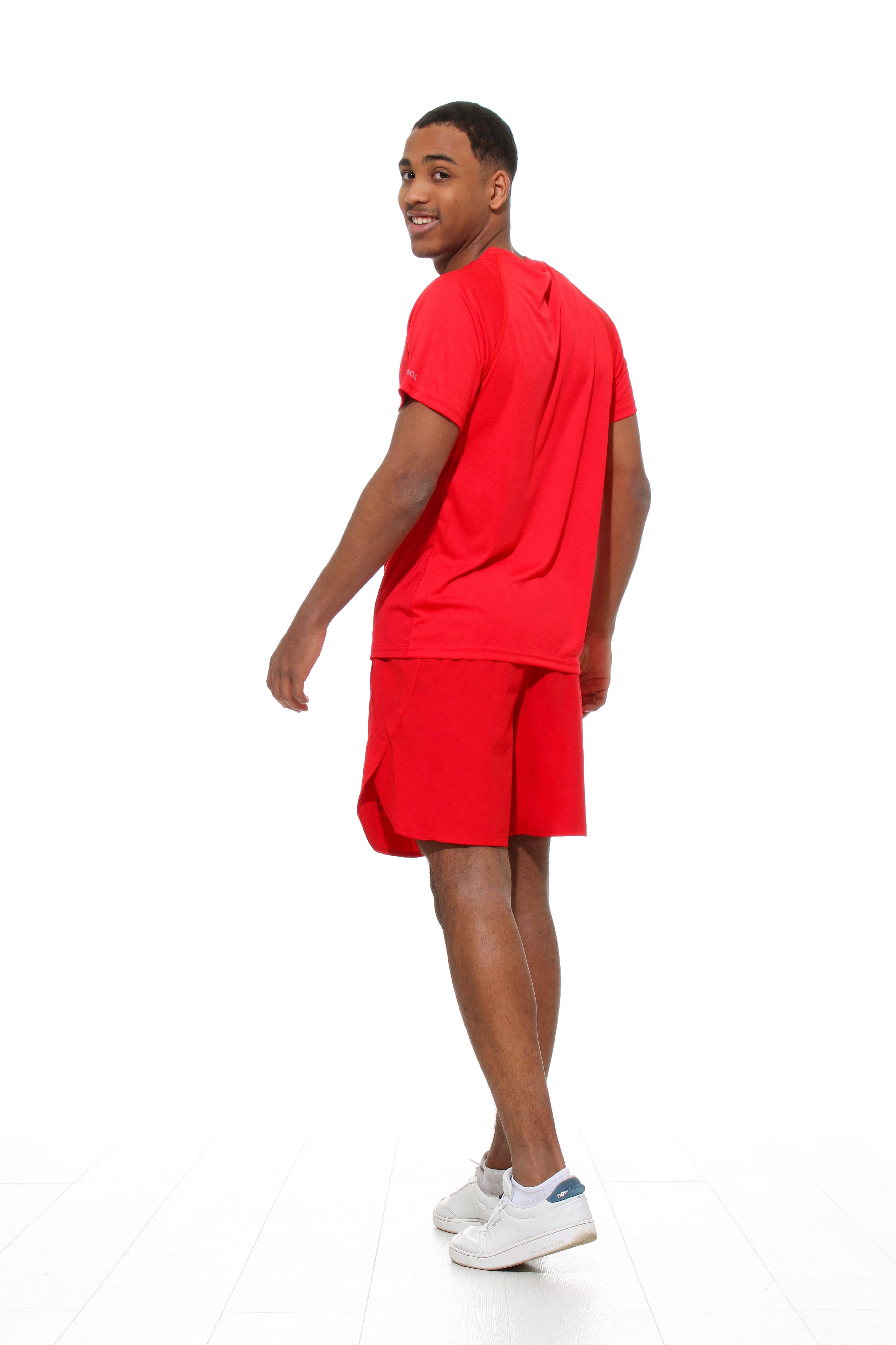 Stark Soul® Funktionsshirt Sportshirt, Fitness T-Shirt "Reflect", Kurzarm Funktionsshirt mit seitlichen Mesh-Einsätzen