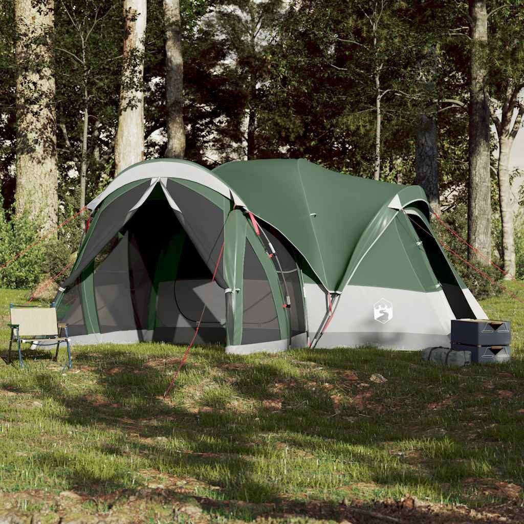 vidaXL Tipi-Zelt Tipi-Familienzelt 8 Personen Grün günstig online kaufen