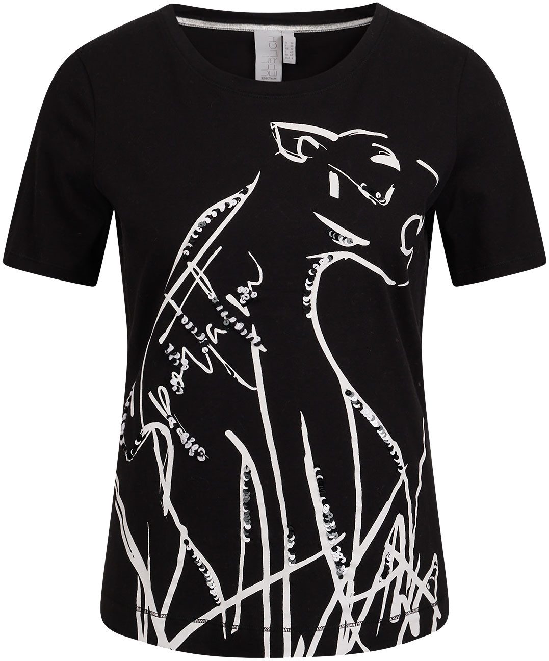 Sportalm Kitzbühel Rundhalsshirt mit Frontprint günstig online kaufen