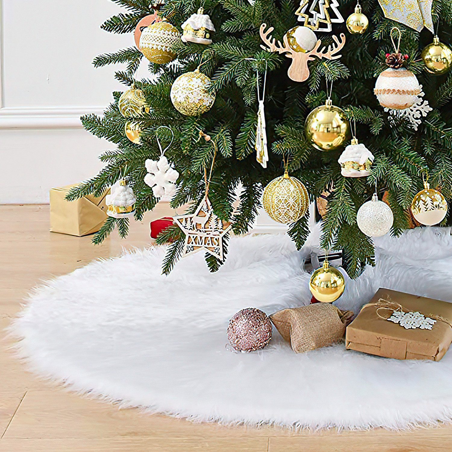 Clanmacy Weihnachtsbaumdecke Weihnachtsbaumdecke,Baumteppich Weihnachten ru günstig online kaufen