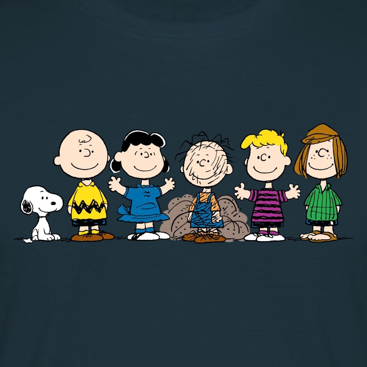 Spreadshirt T-Shirt Peanuts Snoopy Und Seine Freunde Männer T-Shirt (1-tlg)